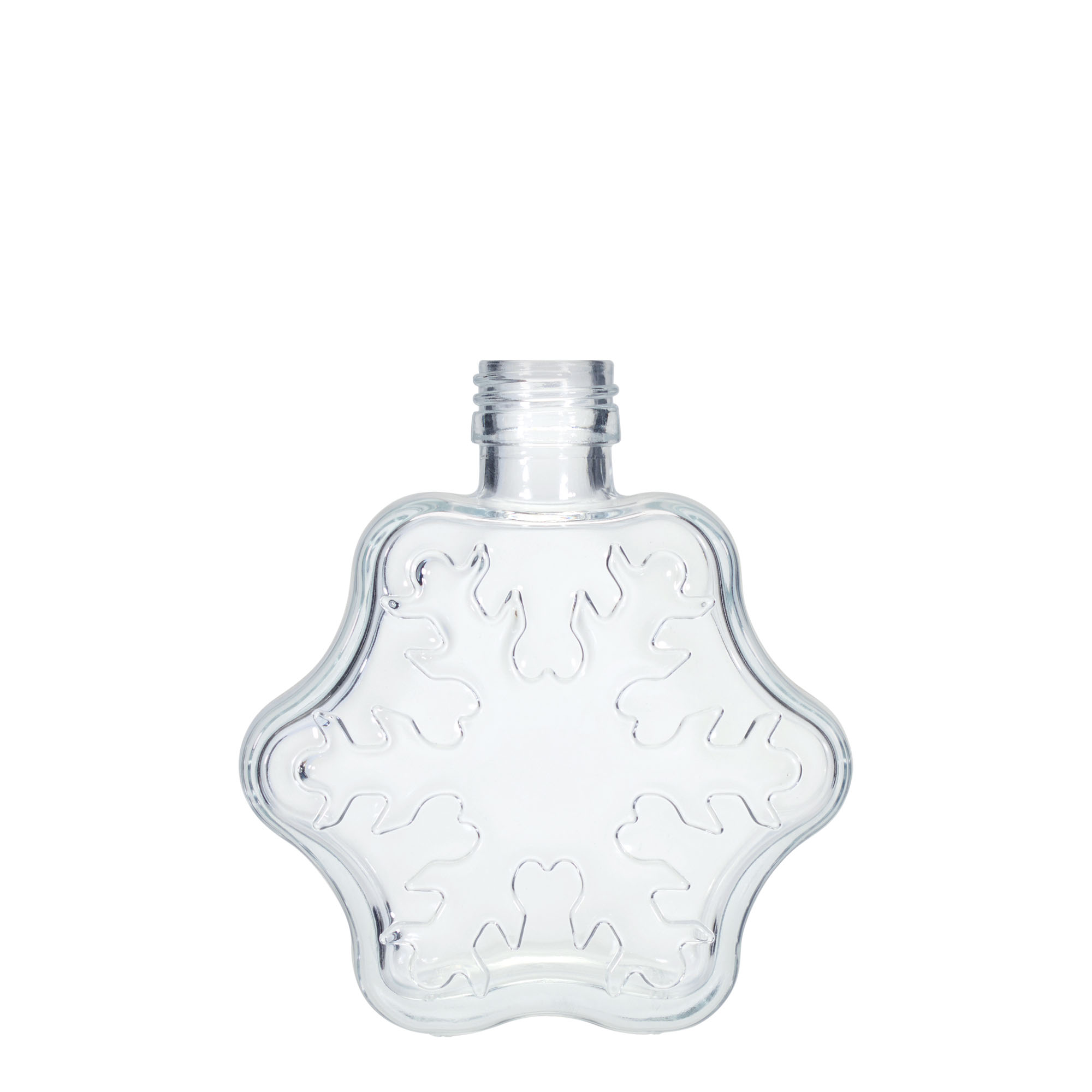 Garrafão de vidro de 200 ml 'Floco de neve', bocal: PP 28
