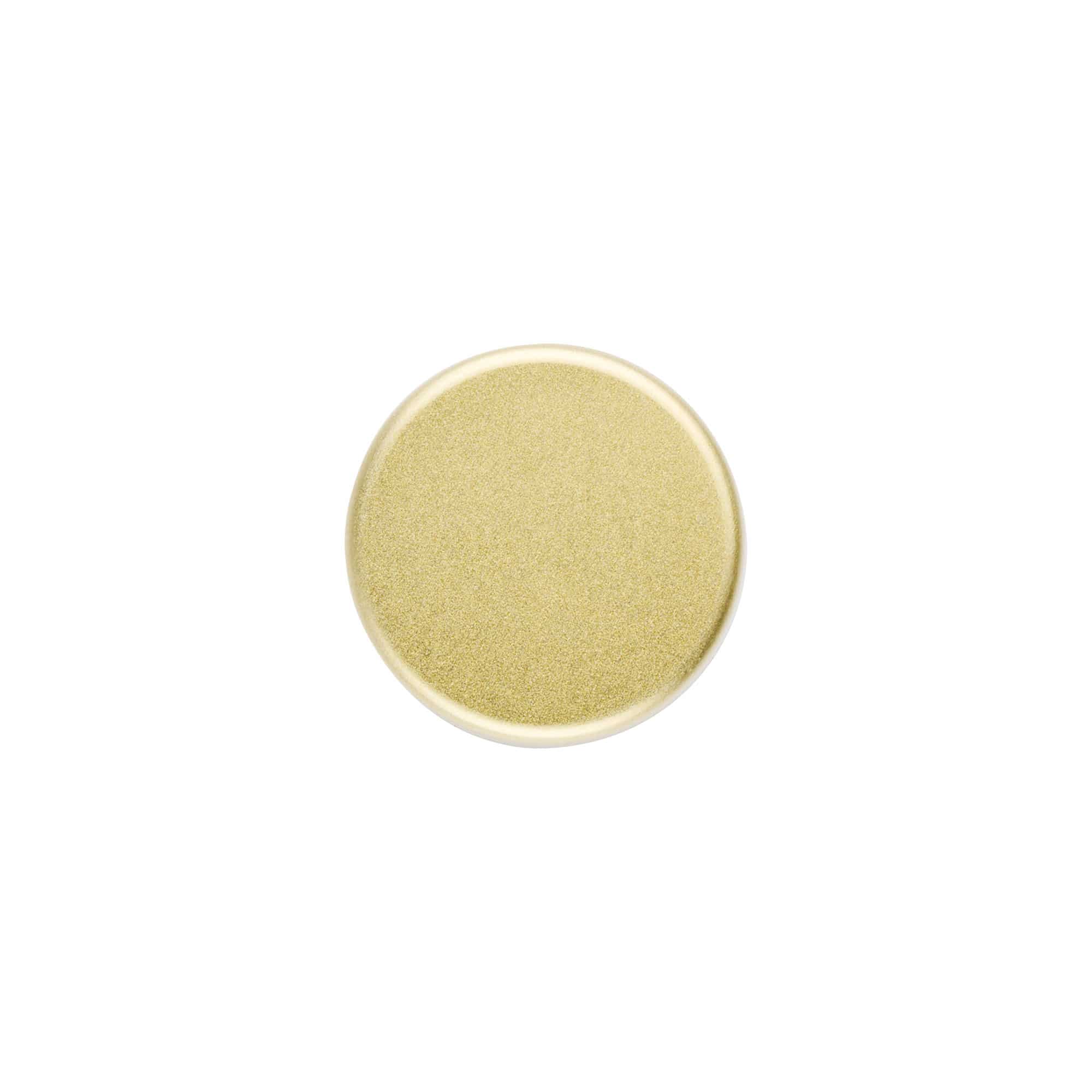 Tampa de rosca, metal, prata, para bocal: GPI 28/400