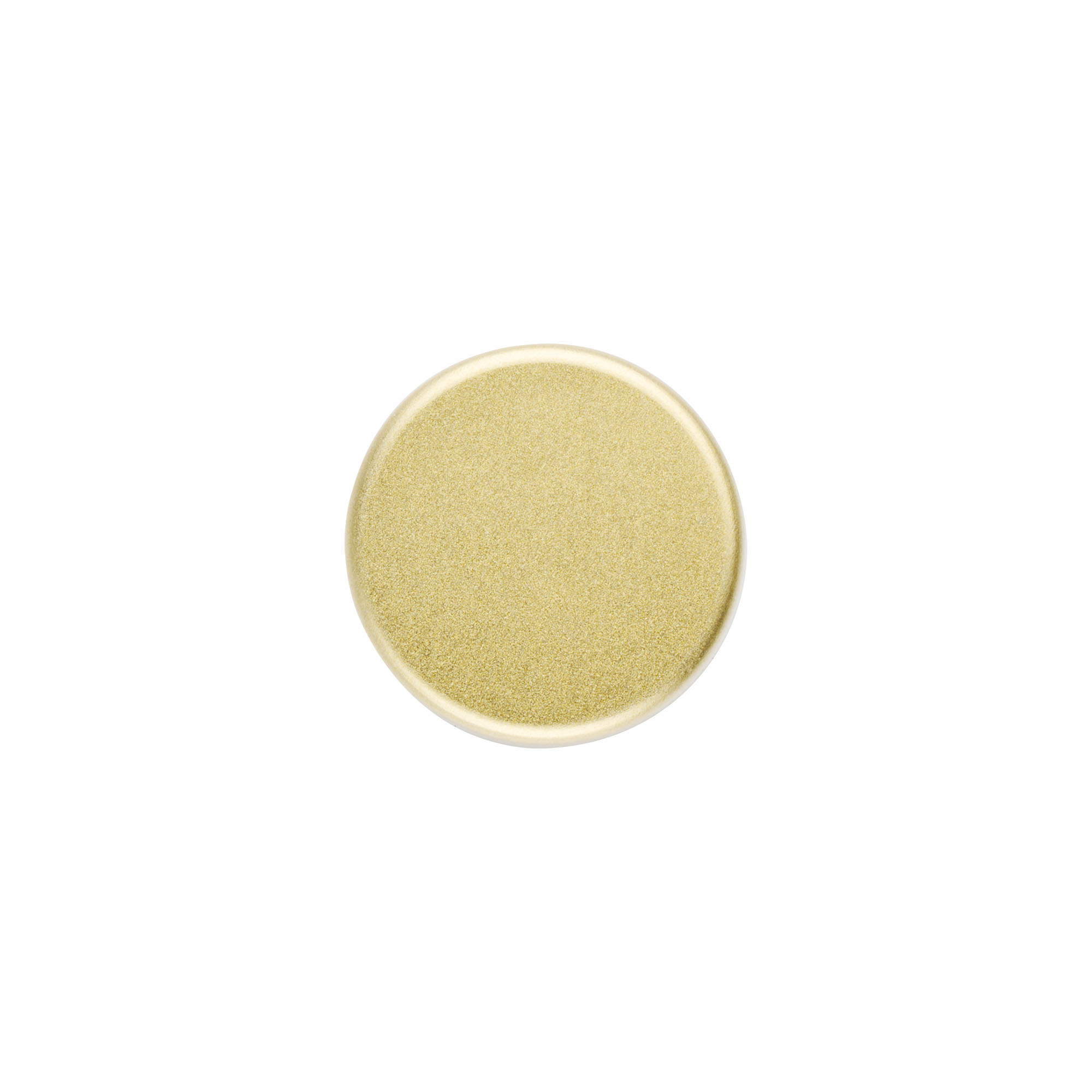 Tampa de rosca, metal, dourada, para bocal: GPI 28/400