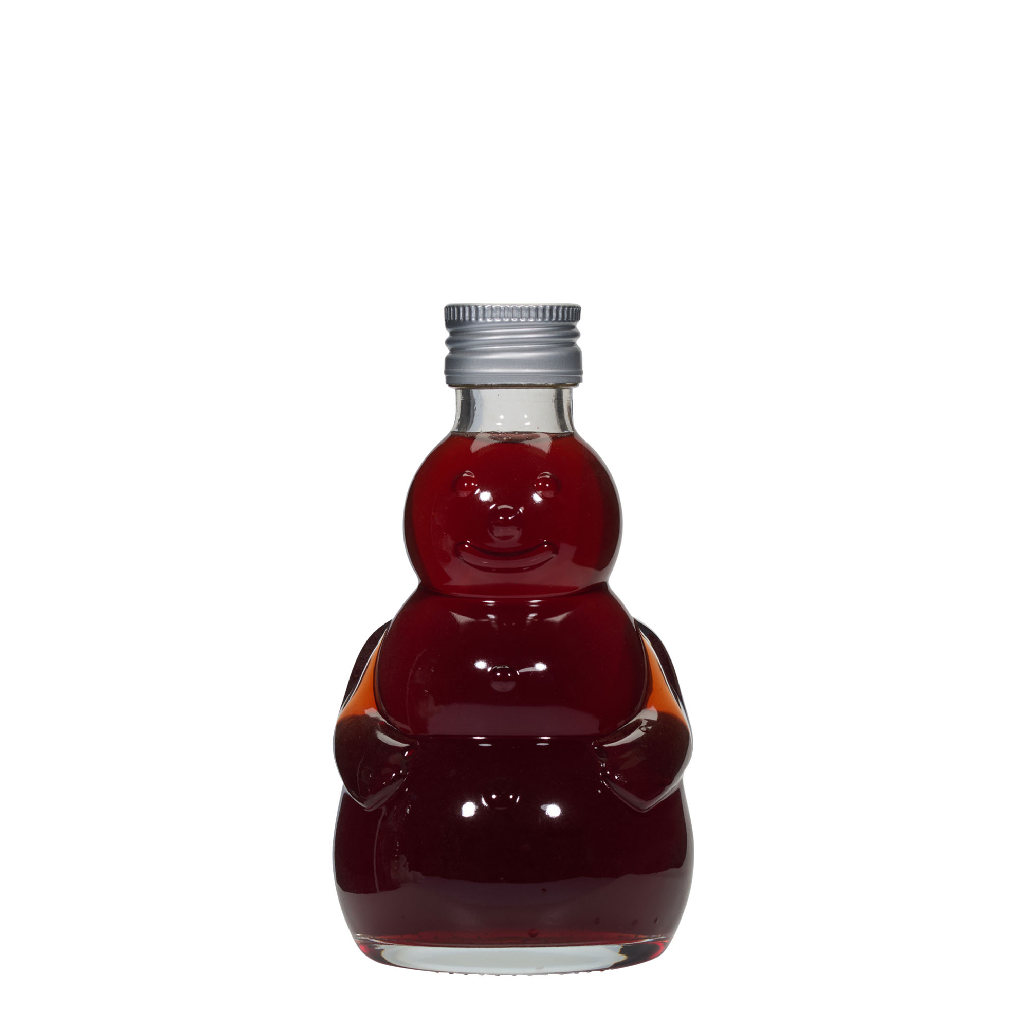 Frasco de vidro de 200 ml 'Boneco de Neve', boca: PP 28