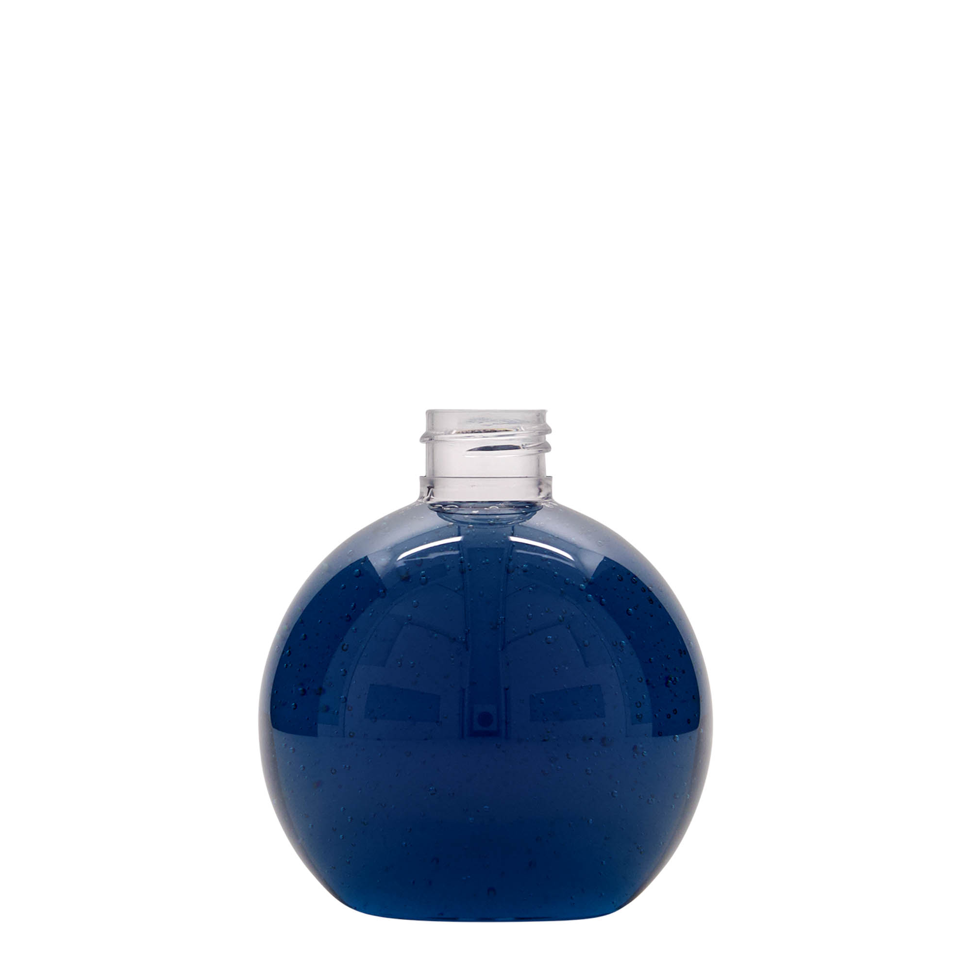 Garrafa PET de 250 ml 'Perry', redonda, plástico, boca: 24/410 Garrafa PET de 250 ml 'Perry', redonda, plástico, boca: 24/410