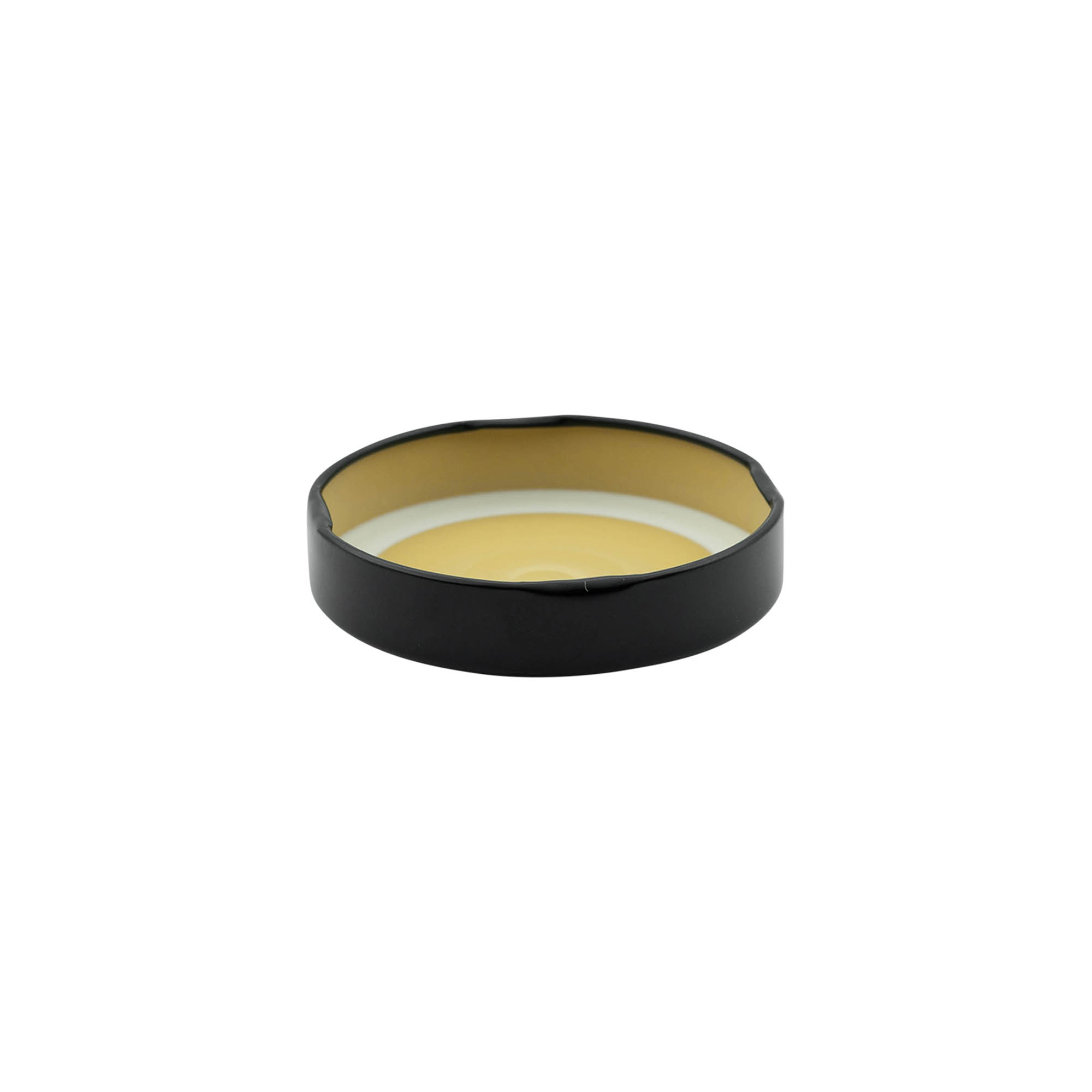 Tampa Deep-Twist-Off, folha de flandres, preto, para boca: Deep-TO 66