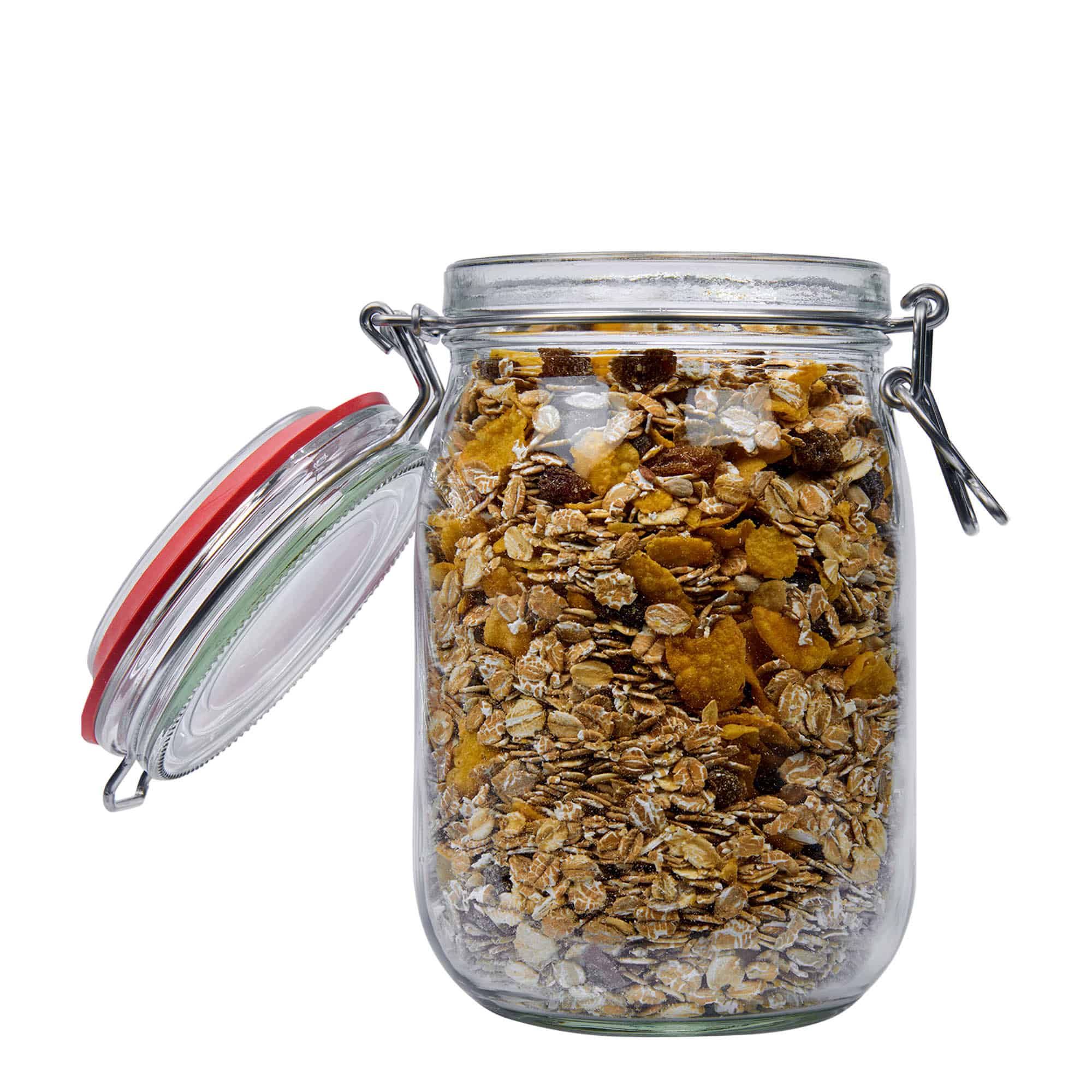 1.140 ml Frasco com fecho de alavanca, Boca: Fecho de alavanca