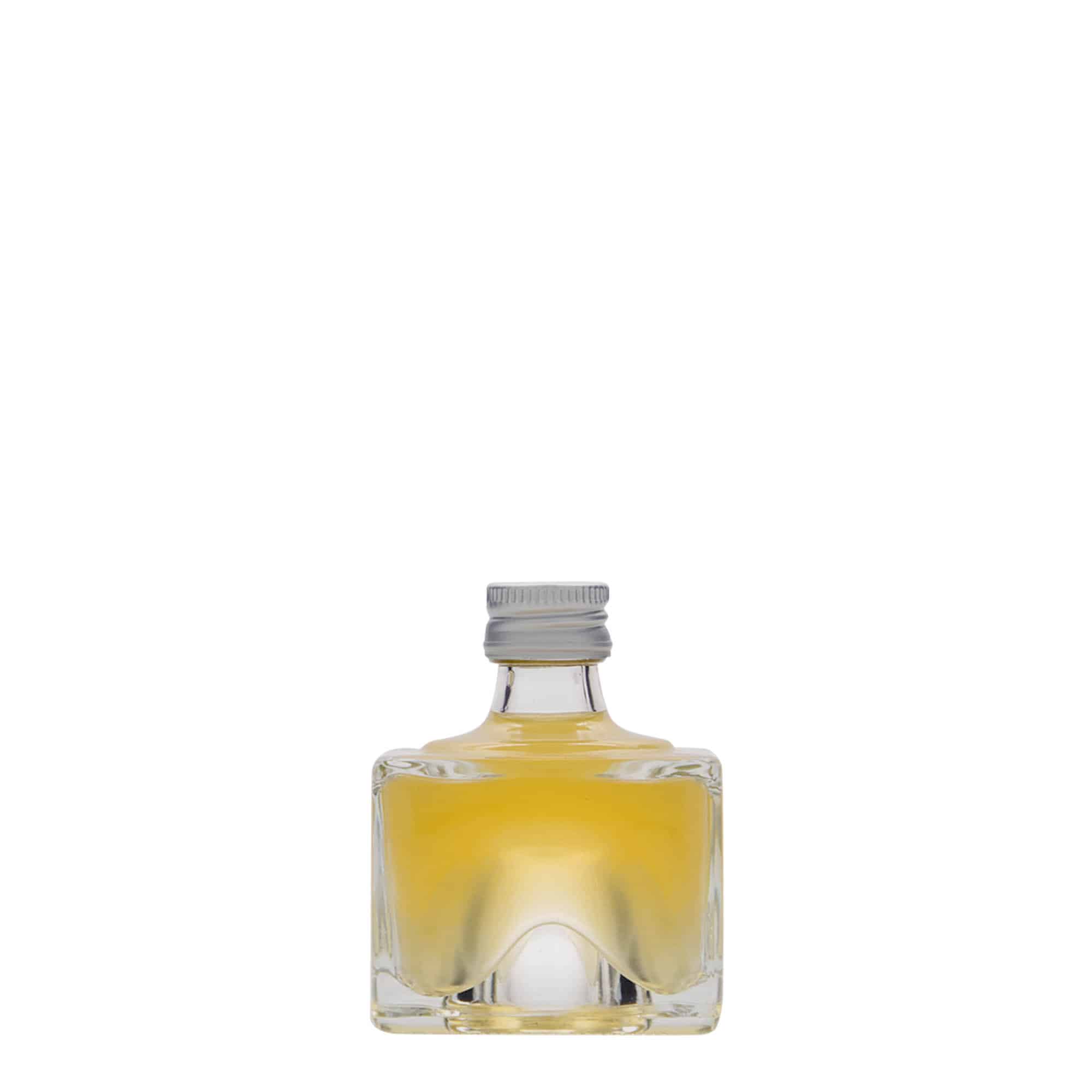 Frasco de vidro de 40 ml 'Cocolores', quadrado, bocal: PP 18