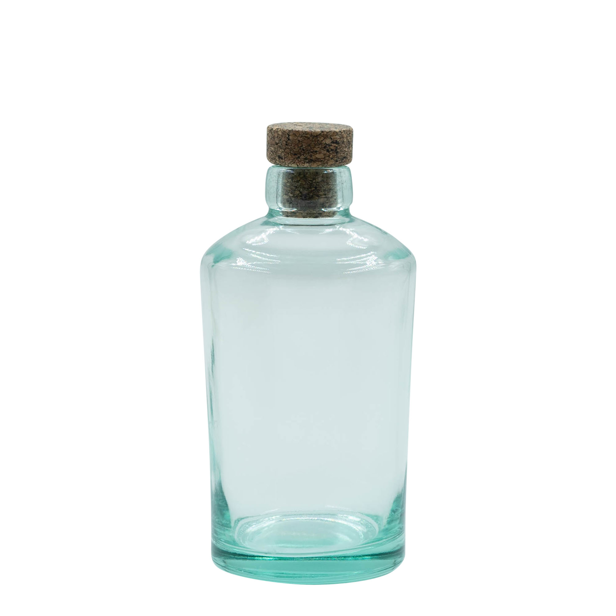 Garrafa de vidro de 500 ml 'Barrel', Boca: Cortiça
