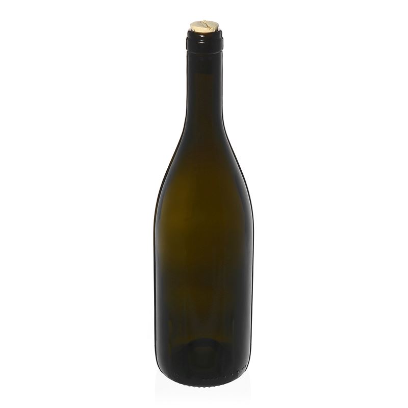 Garrafa de vinho 750 ml 'Tiffany', verde antigo, gargalo: cortiça
