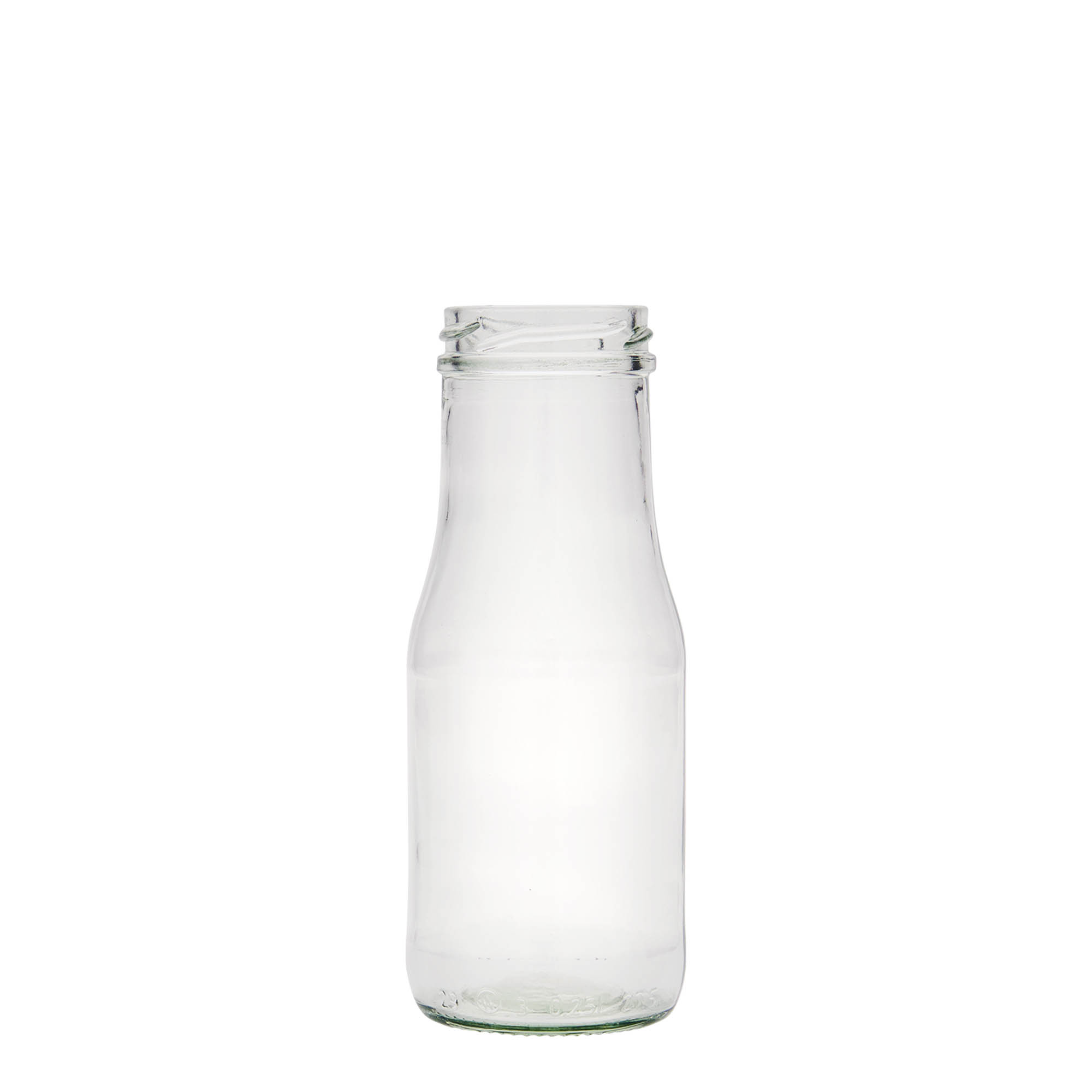 Frasco de vidro de 250 ml Susann, boca: Twist-Off (TO 48) Frasco de vidro de 250 ml Susann, boca: Twist-Off (TO 48)
