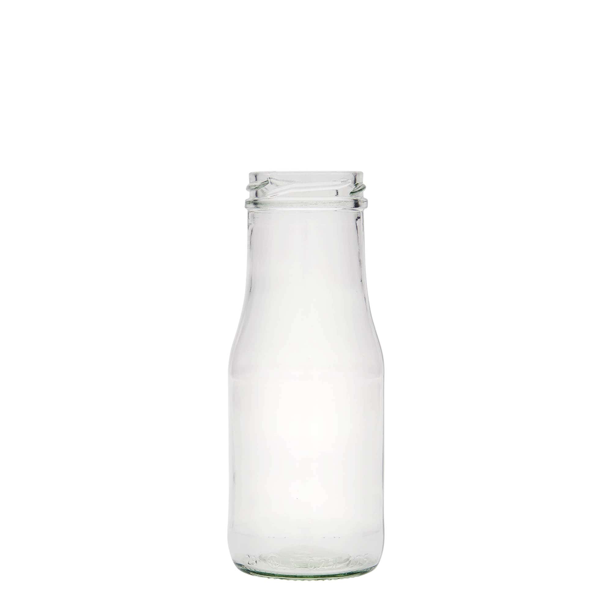 Frasco de vidro de 250 ml Susann, boca: Twist-Off (TO 48)