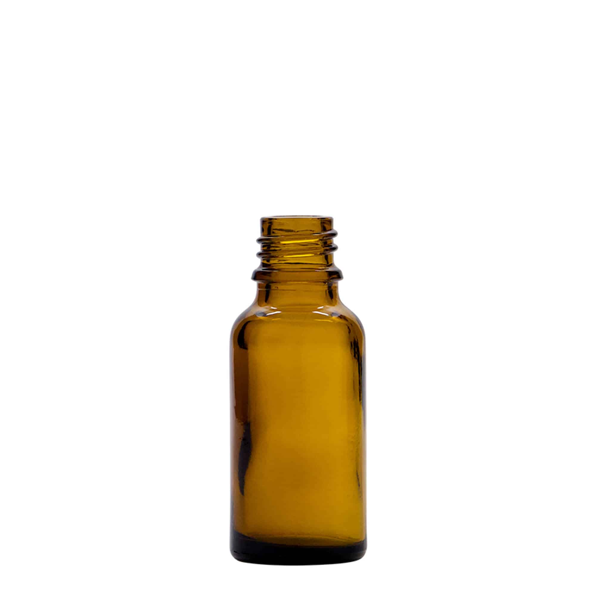 Frasco de spray 20 ml medicamento, vidro, castanho, bocal: DIN 18