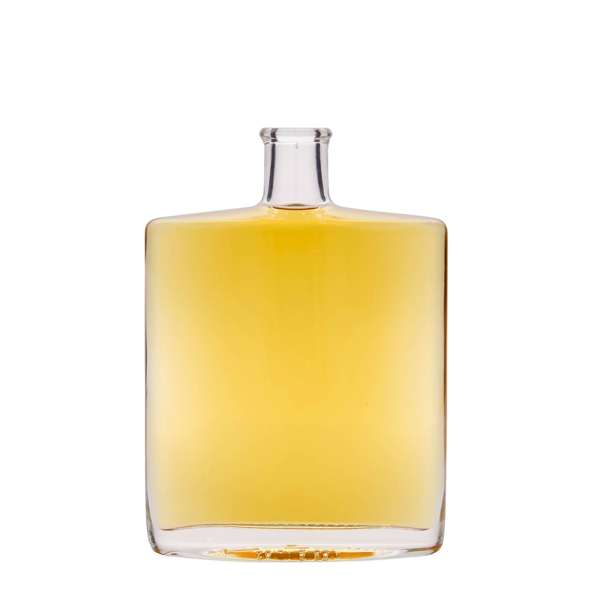 Garrafa de vidro de 500 ml 'Zorbas', oval, boca: cortiça