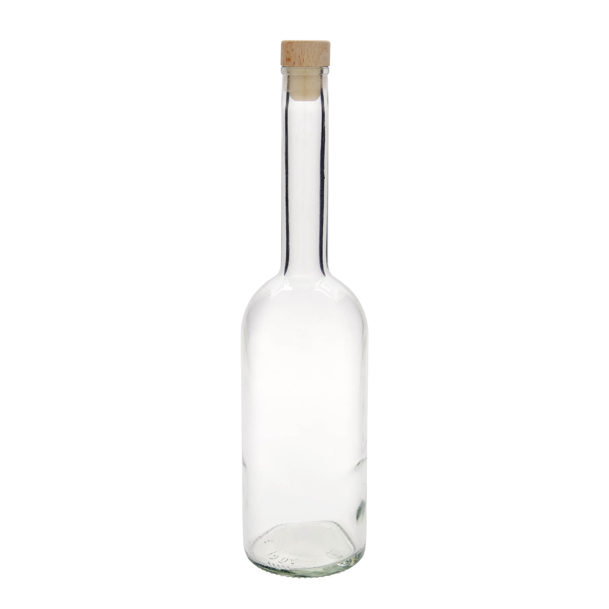 Garrafa de vidro de 700 ml 'Ópera', boca: cortiça
