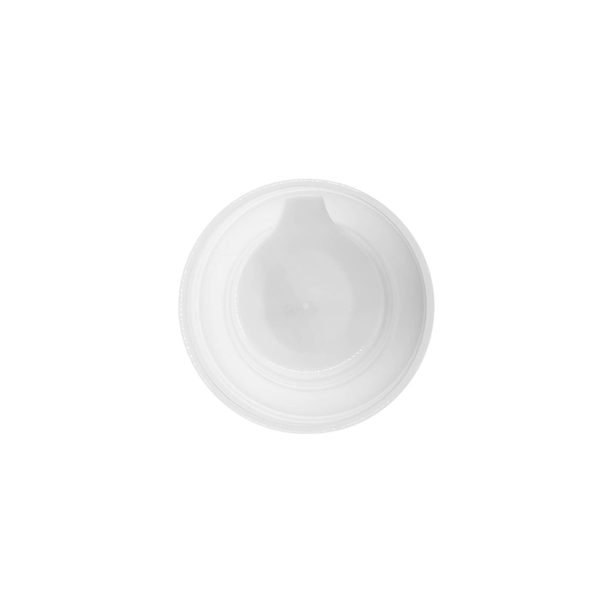 Cabeça de bomba dispensadora airless 'Mezzo', plástico PP, branco Cabeça de bomba dispensadora airless 'Mezzo', plástico PP, branco