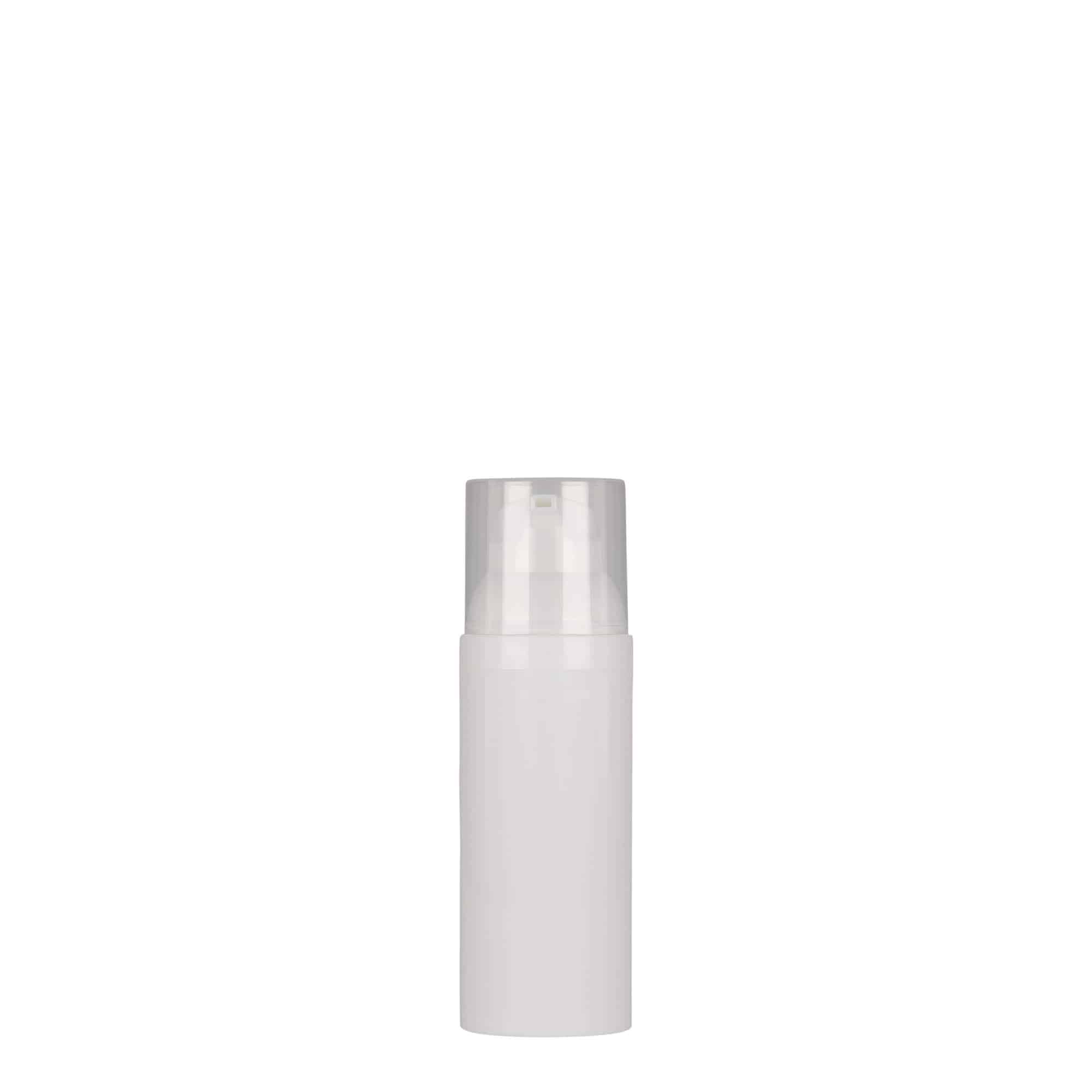 Doseador Airless 50 ml 'Mezzo', plástico PP, branco