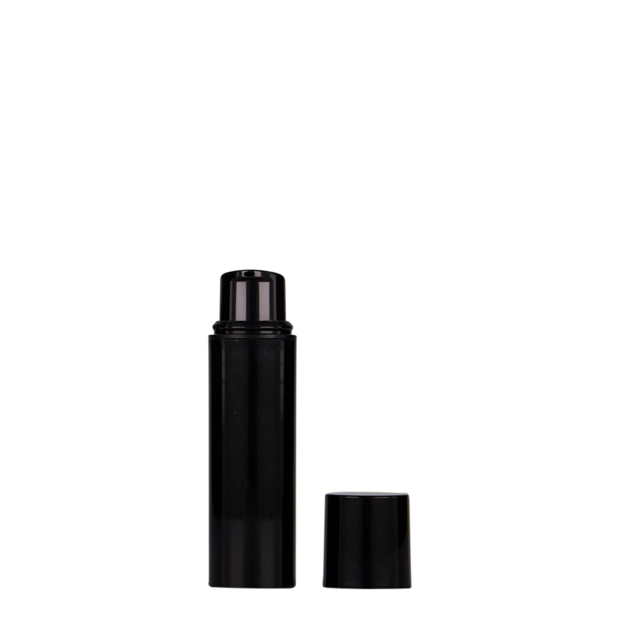Doseador Airless de 10 ml 'Nano', plástico PP, preto Doseador Airless de 10 ml 'Nano', plástico PP, preto