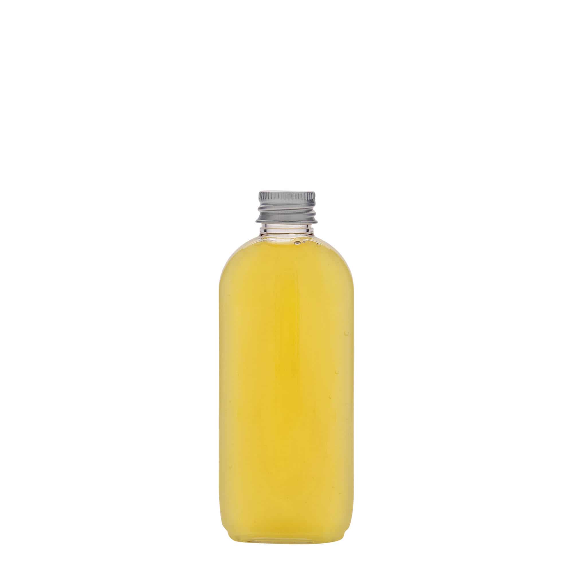 100 ml Garrafa PET 'Iris', oval, plástico, boca: 20/410