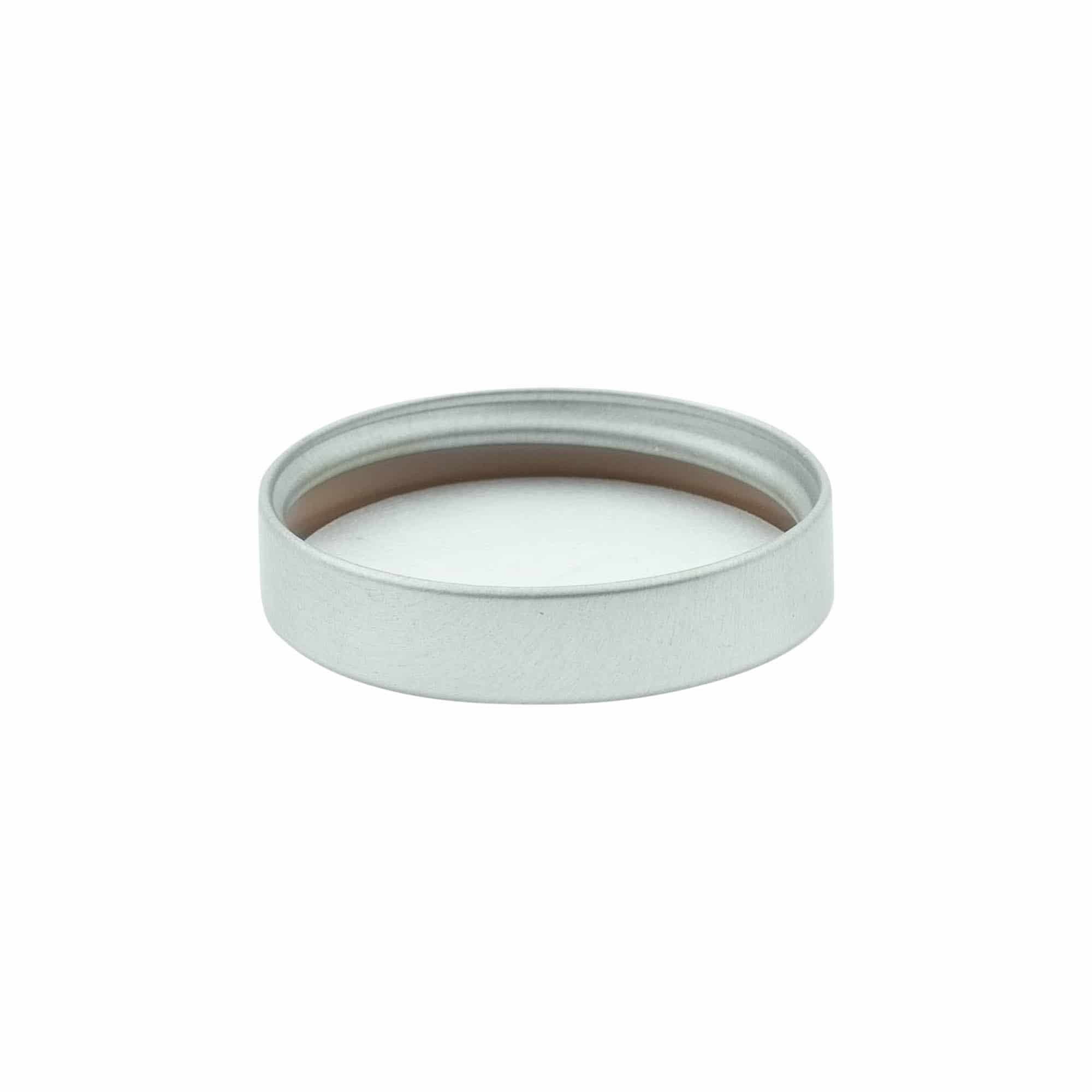 Tampa de rosca, metal, prateado, para boca: GPI 45/400