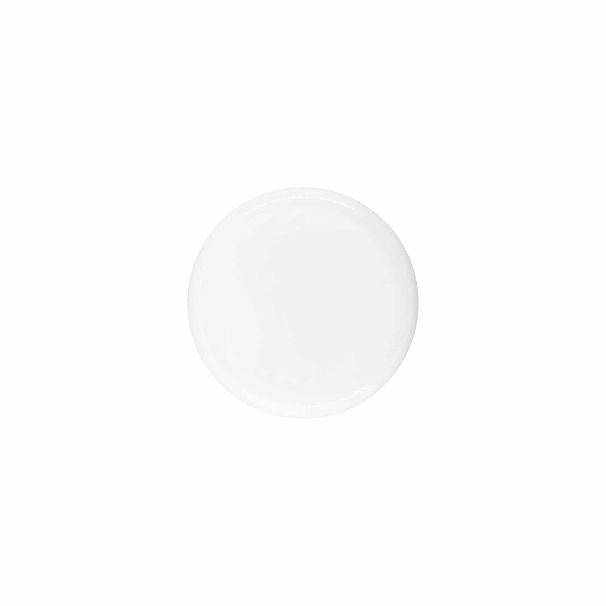 Tampa de rosca para 50 ml 'Bianca', plástico PP, branco