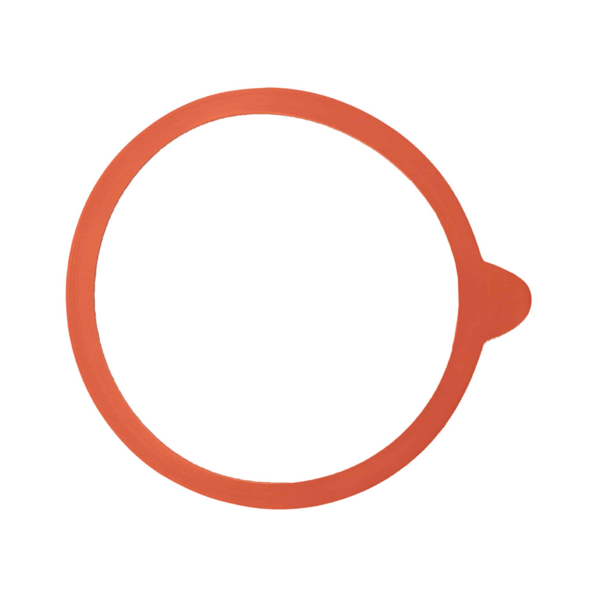 Anel de conserva WECK RR120, vermelho, boca: borda redonda