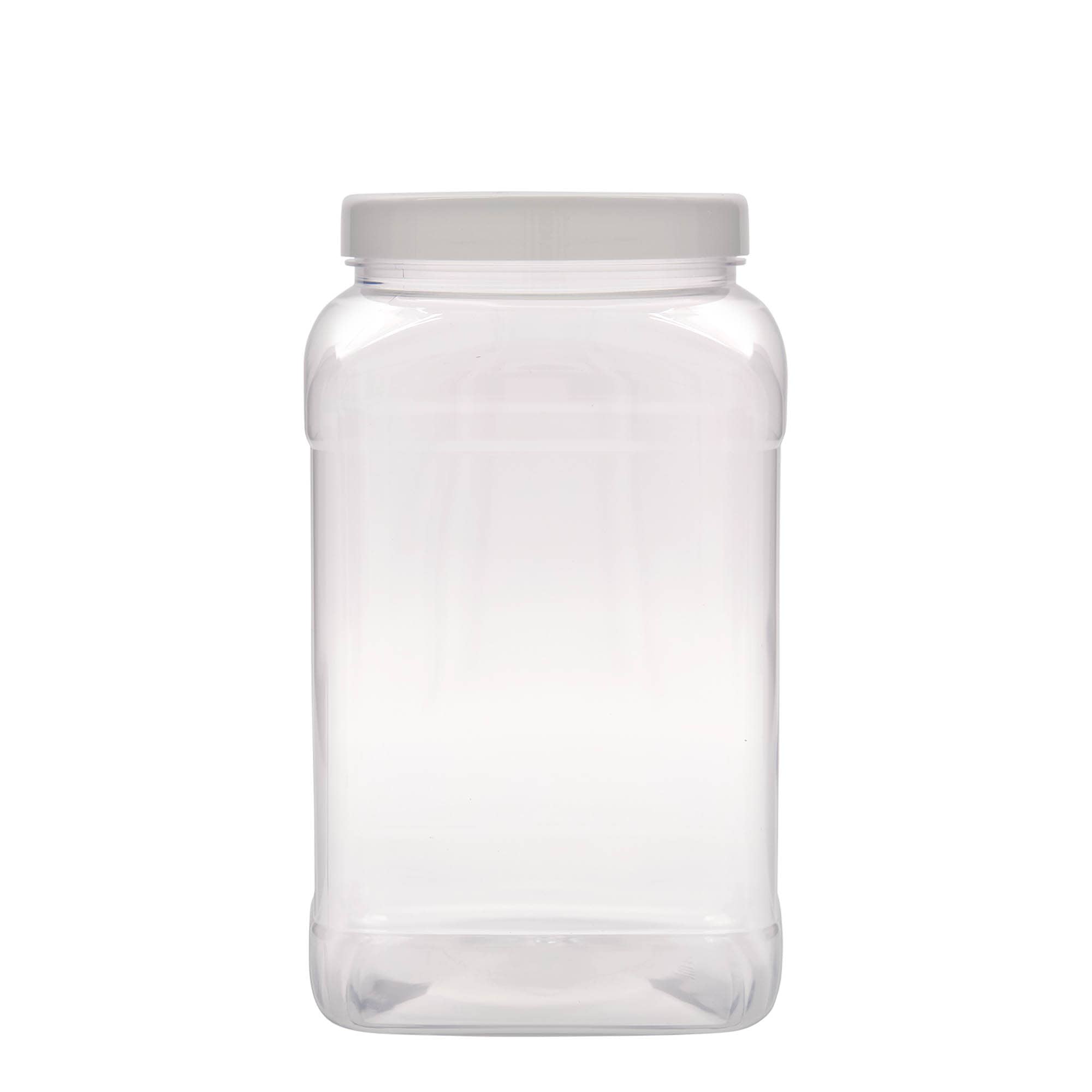 3000 ml Boião PET 'Dana', quadrado, plástico, boca: 110/400