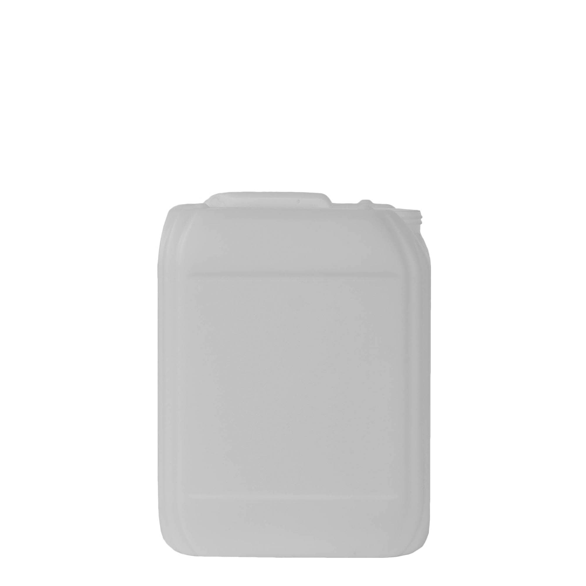 10 l garrafa, retangular, plástico HDPE, natural, abertura: ND 55