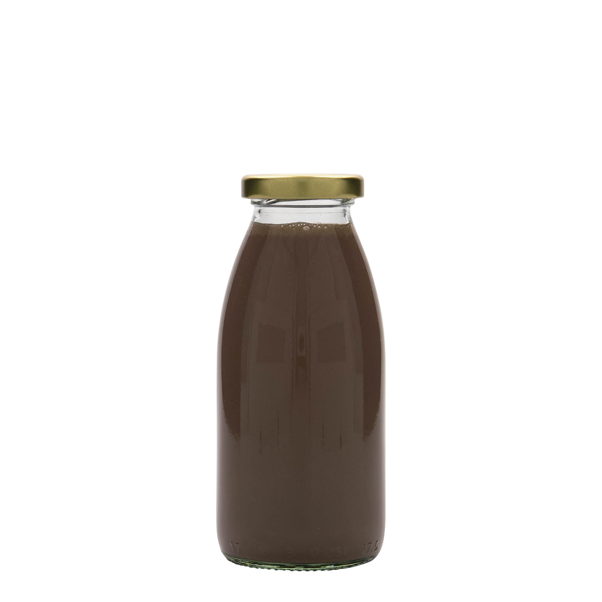 Garrafa de vidro de 250 ml Vroni, Boca: Twist-Off (TO 43)