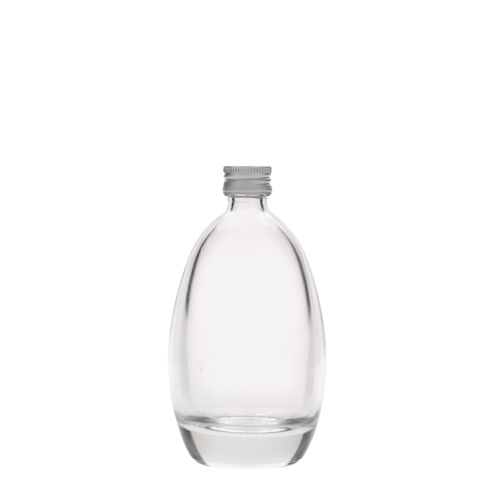 Frasco de vidro de 100 ml 'Ovo', boca: PP 18 Frasco de vidro de 100 ml 'Ovo', boca: PP 18