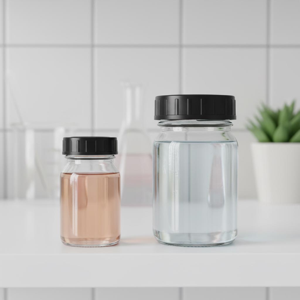 30 ml Frasco de gargalo largo, Boca: DIN 32