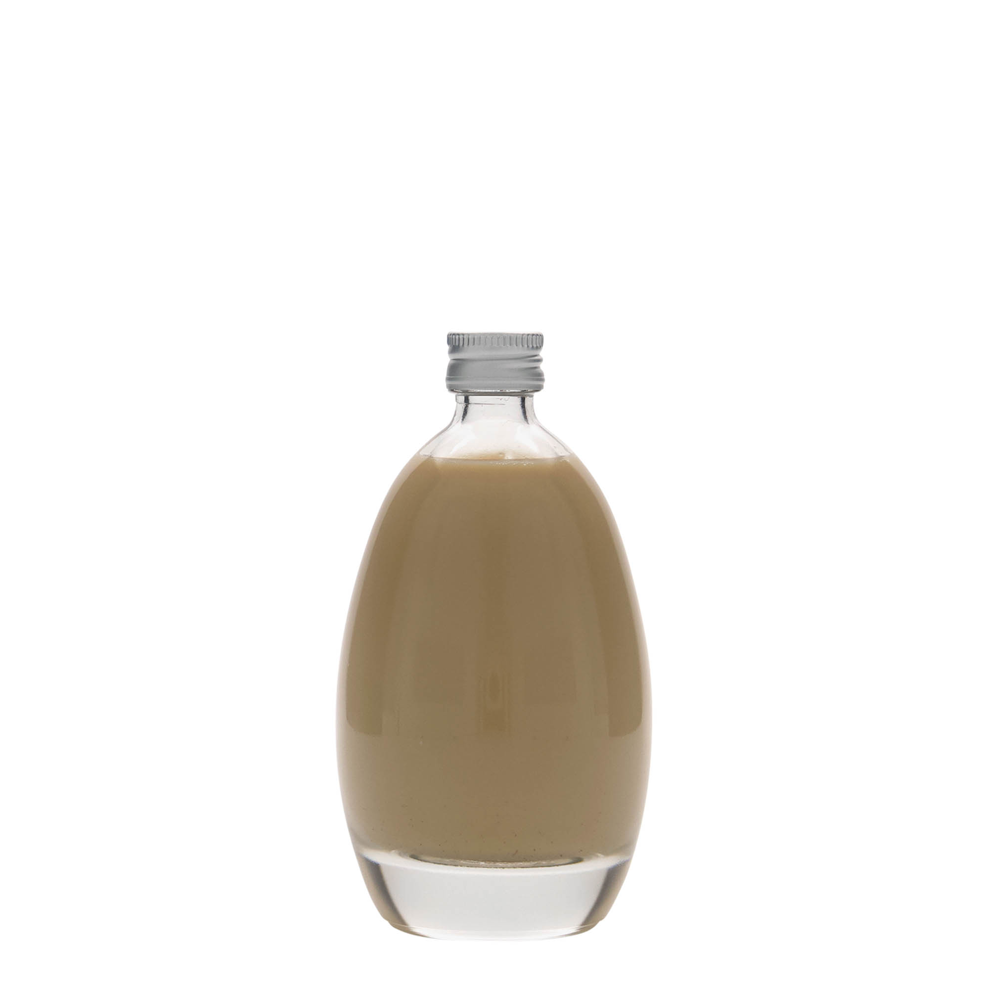 Frasco de vidro de 100 ml 'Ovo', boca: PP 18 Frasco de vidro de 100 ml 'Ovo', boca: PP 18