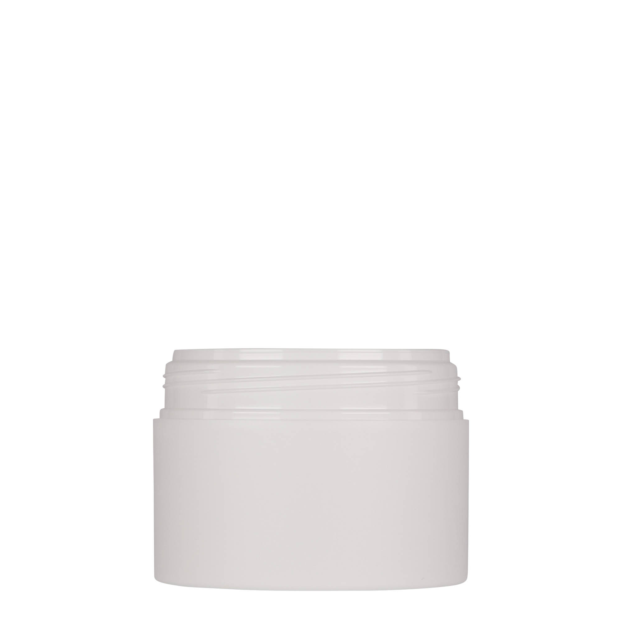 150 ml Boião em plástico 'Antonella', PP, branco, boca: Tampa de rosca 150 ml Boião em plástico 'Antonella', PP, branco, boca: Tampa de rosca