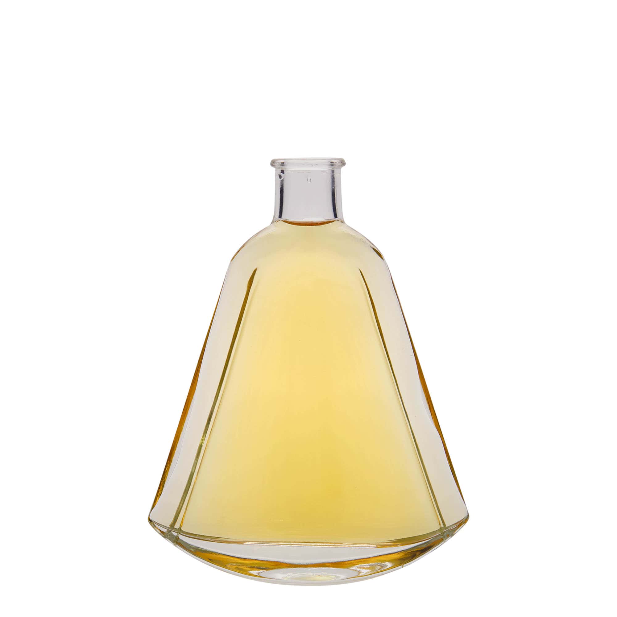 Garrafa de vidro de 200 ml 'Maurizio', oval, boca: cortiça