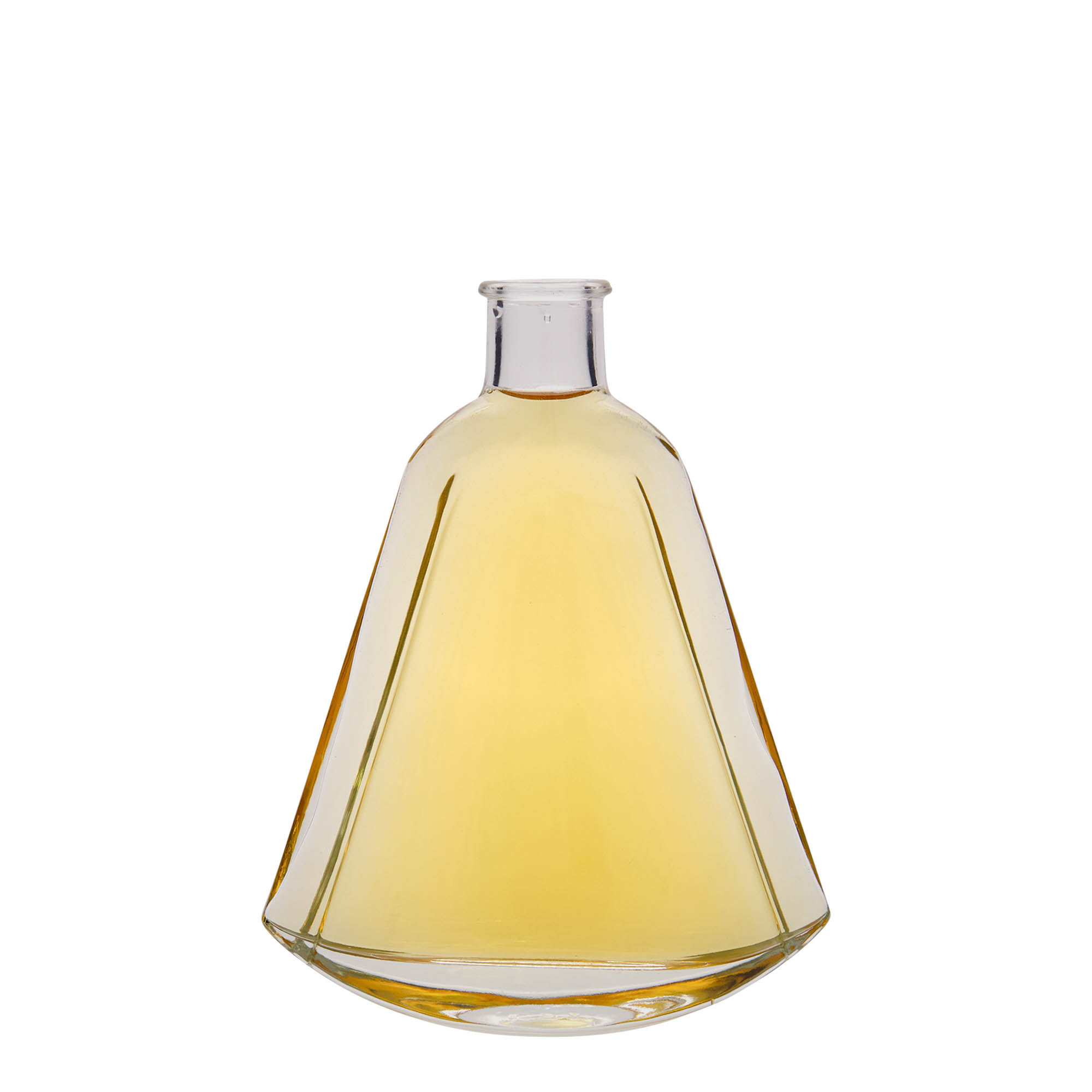 Garrafa de vidro de 200 ml 'Maurizio', oval, boca: cortiça