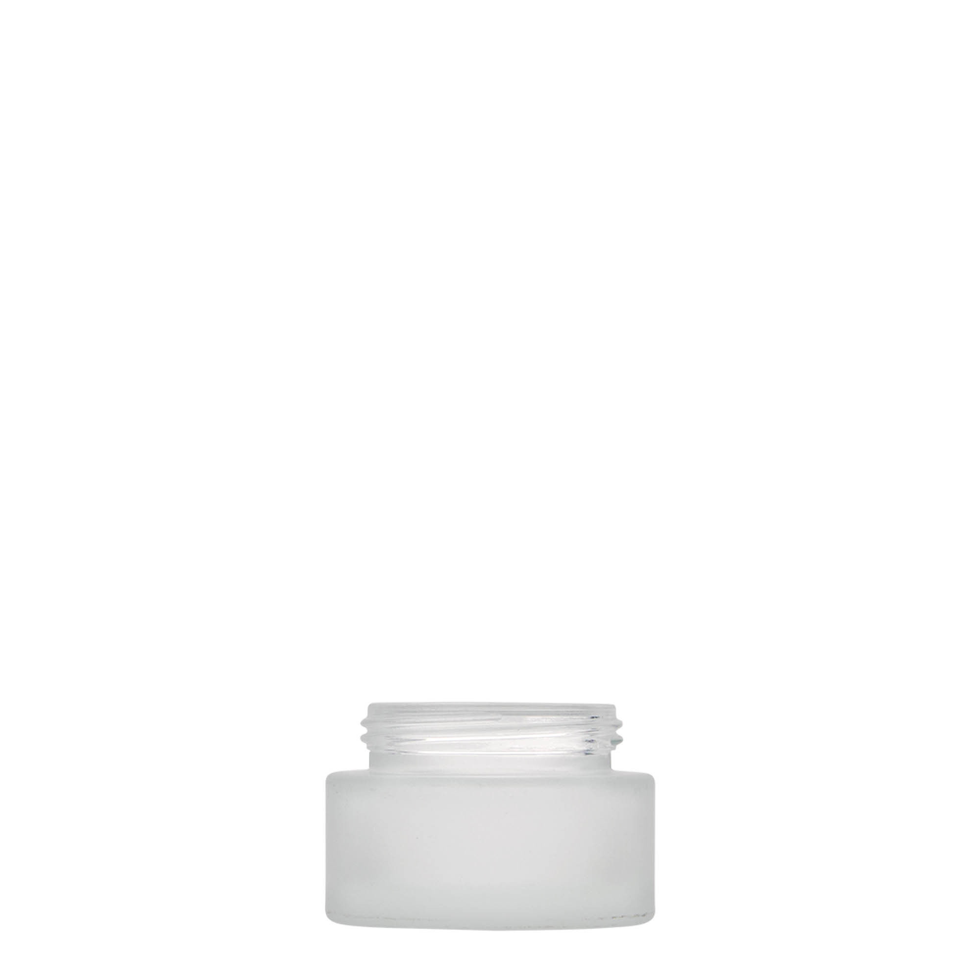 15 ml Pote 'Platin Edition', vidro, gelo, boca: Tampa de rosca 15 ml Pote 'Platin Edition', vidro, gelo, boca: Tampa de rosca