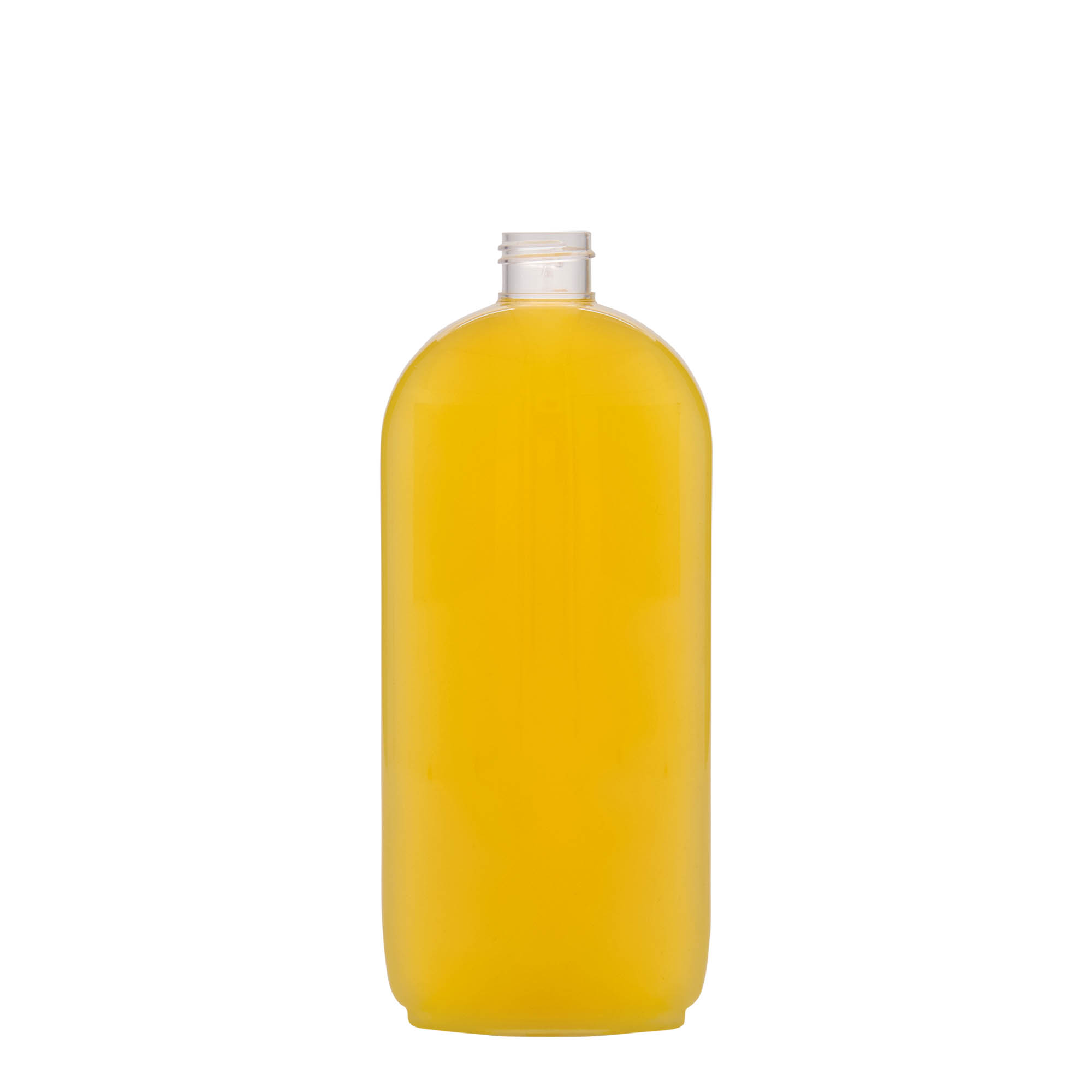 Garrafa PET de 500 ml 'Íris', oval, plástico, boca: 24/410