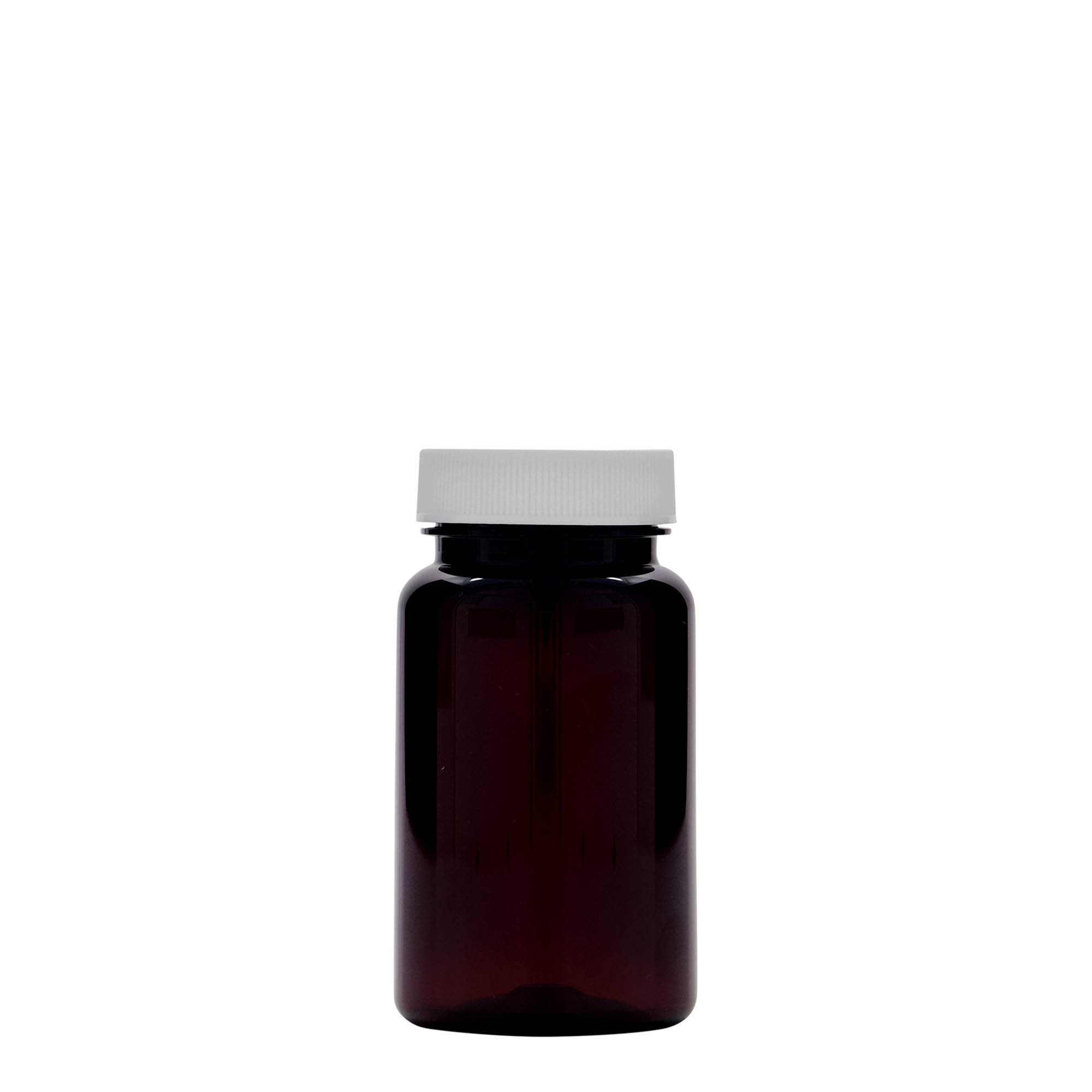 100 ml PET-frasco, plástico, castanho, boca: 38/400