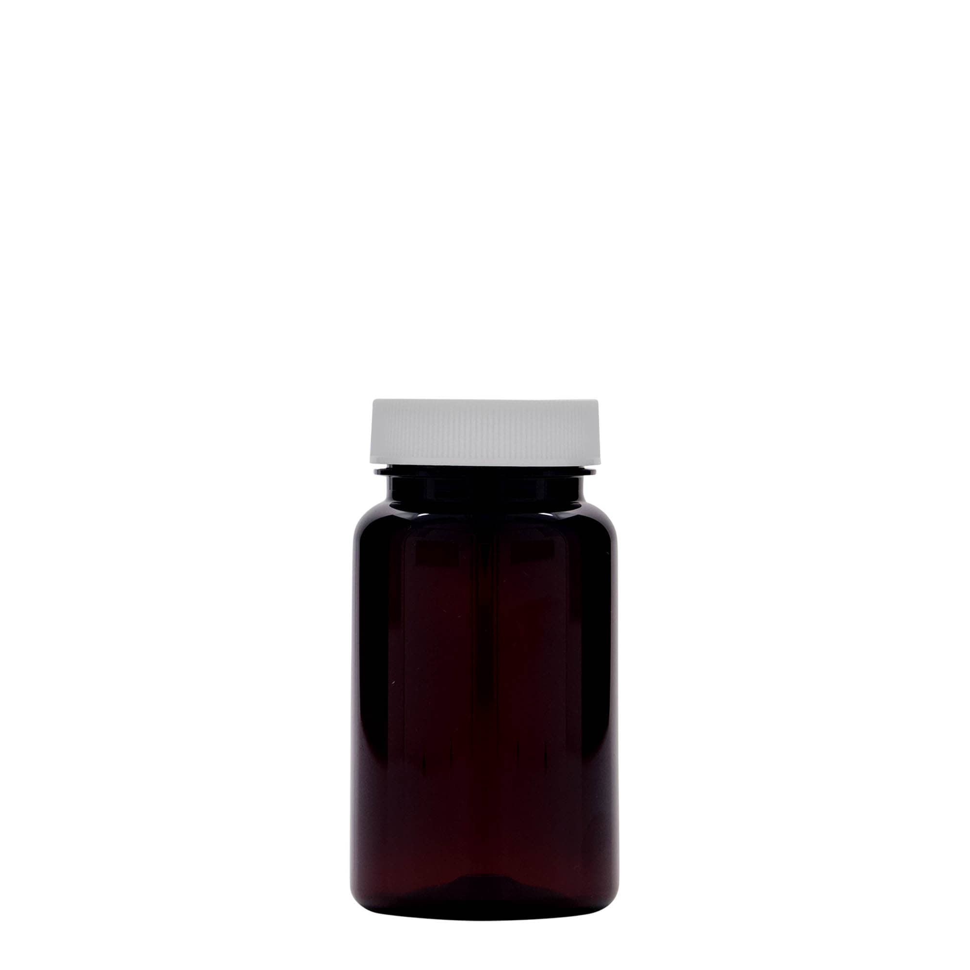 100 ml PET-frasco, plástico, castanho, boca: 38/400