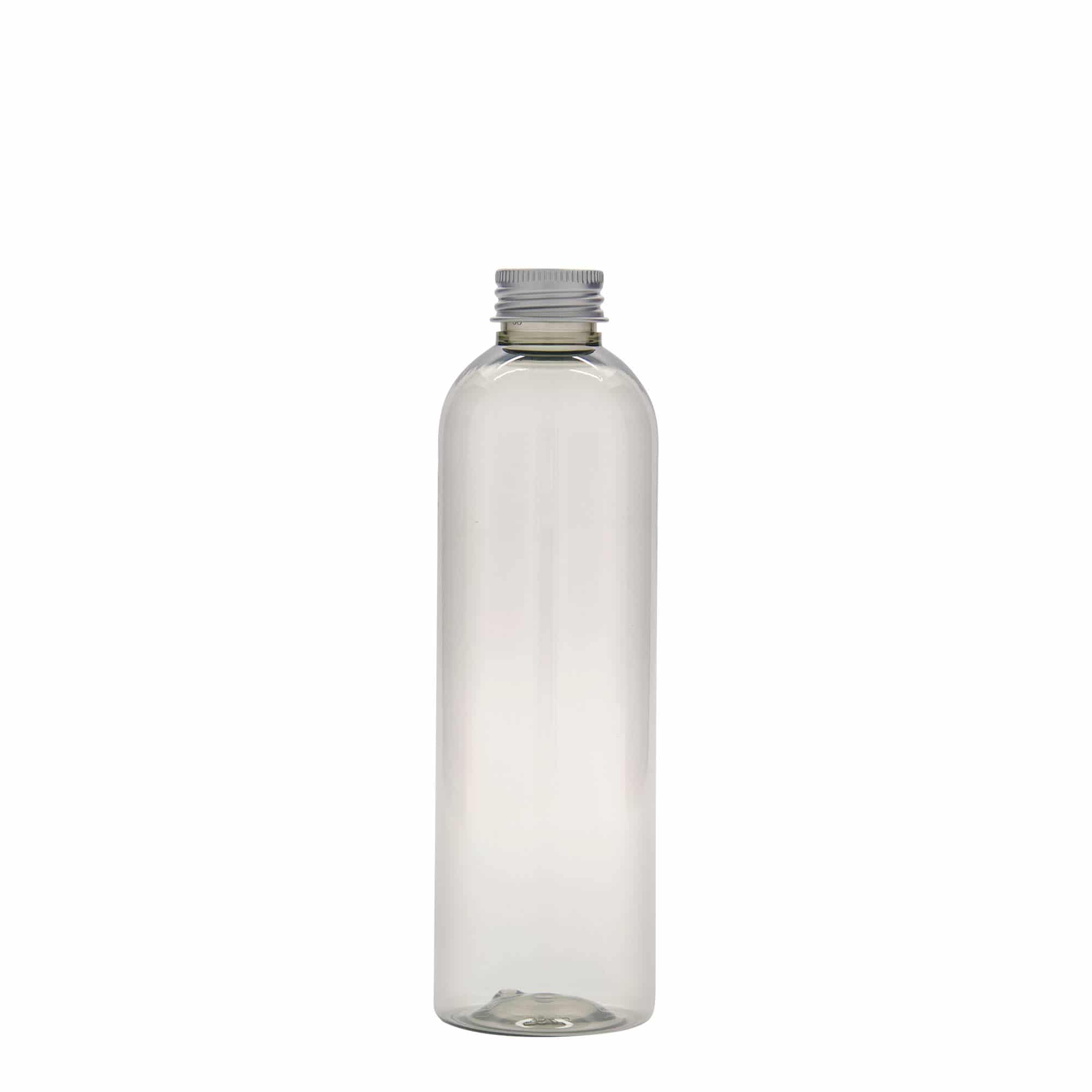 Frasco de plástico reciclado 'Pegasus' 250 ml, PCR, bocal: 24/410