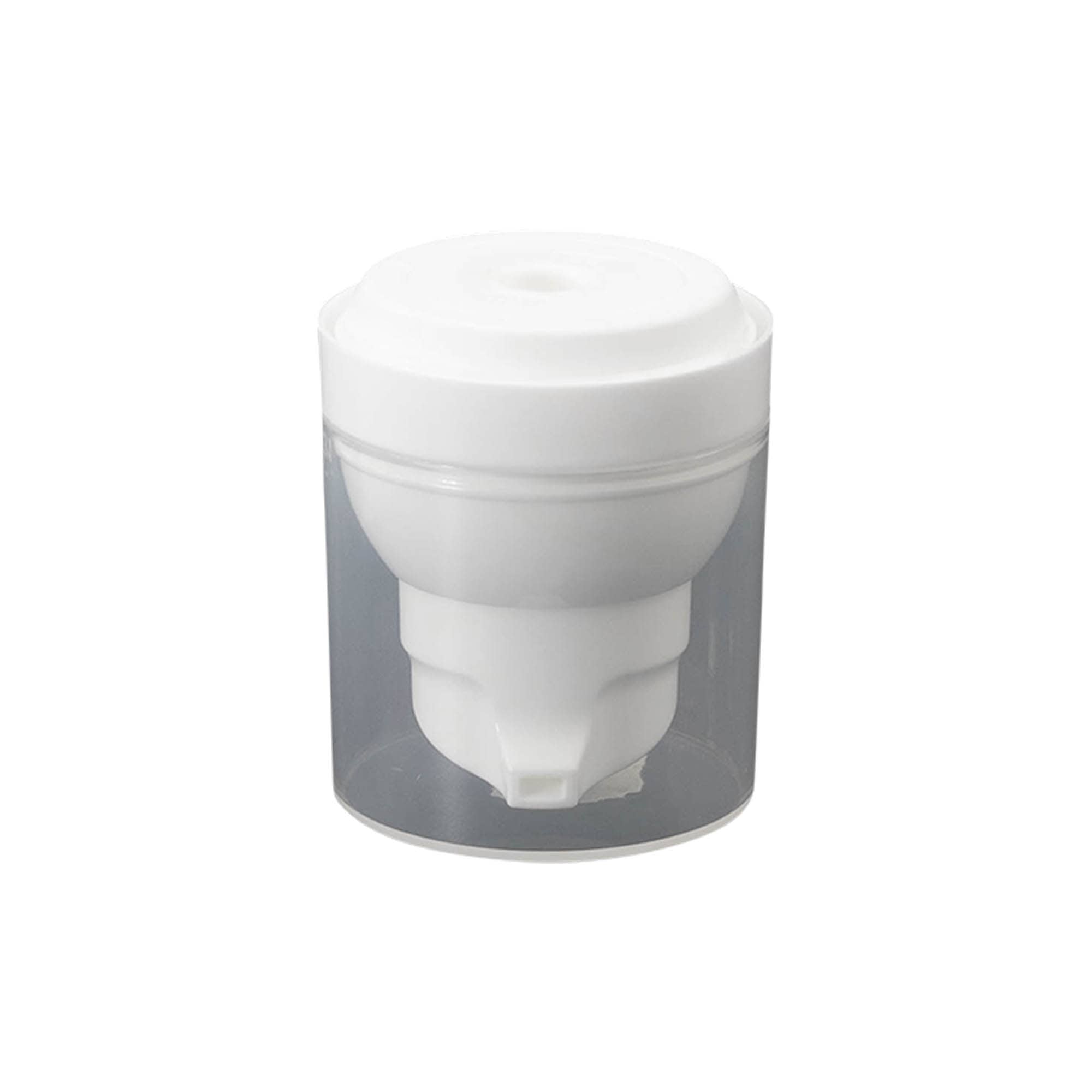 Cabeça de bomba dispensadora airless 'Mezzo', plástico PP, branco