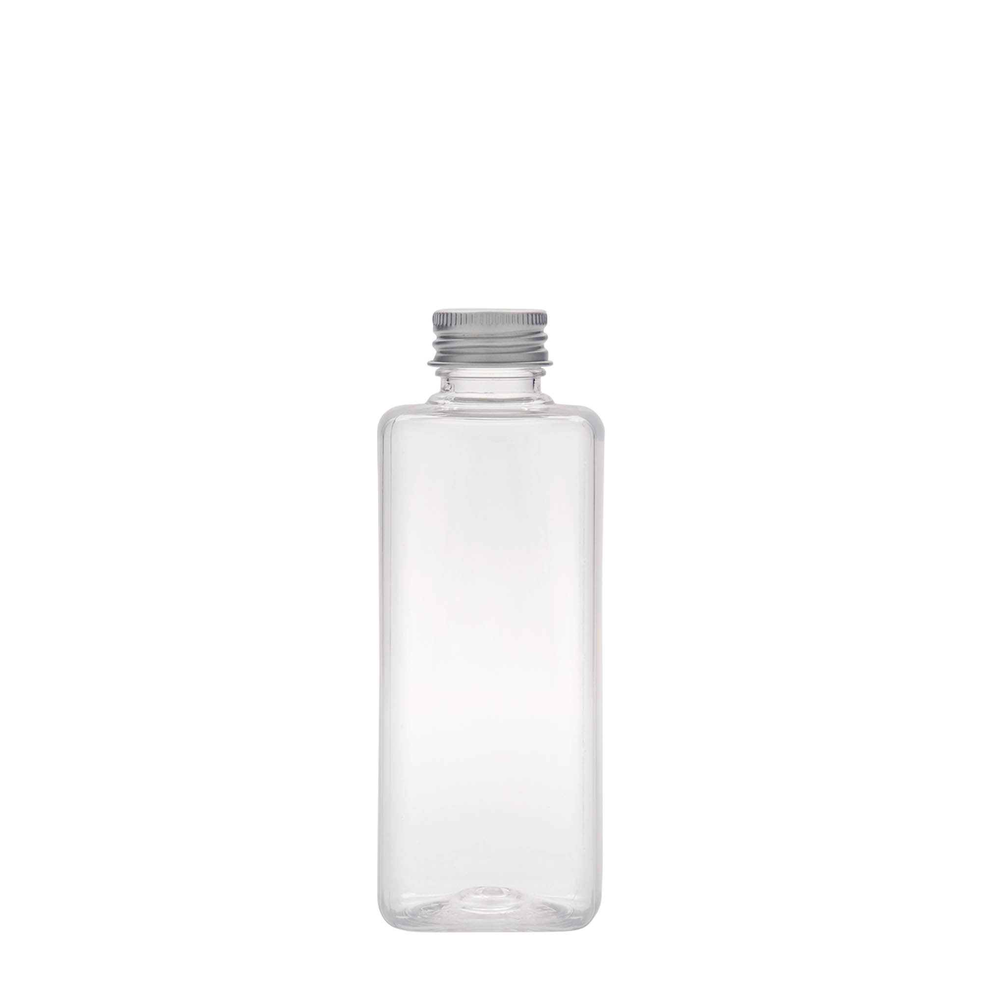 Garrafa PET de 200 ml 'Karl', quadrada, plástico, bocal: 24/410