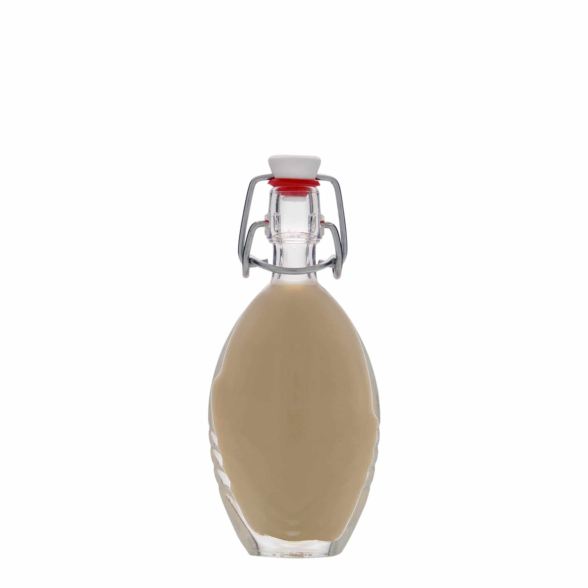 Frasco de vidro de 40 ml 'Florence', oval, boca: fecho de mola