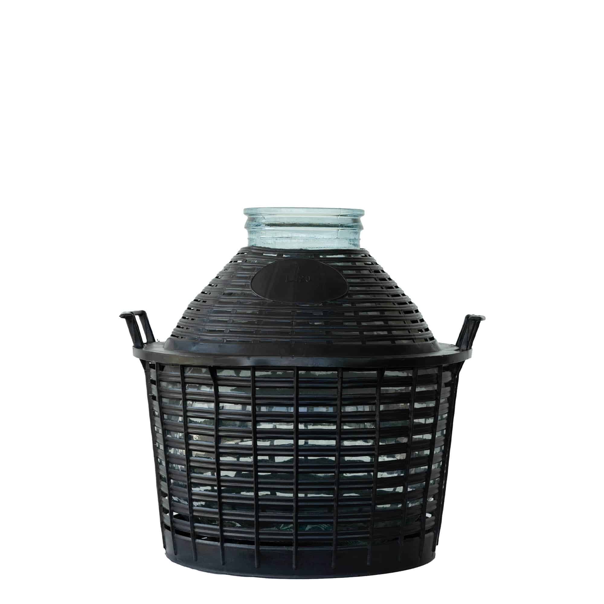 20 l Garrafão pescoço largo, vidro, boca: Tampa de rosca 20 l Garrafão pescoço largo, vidro, boca: Tampa de rosca