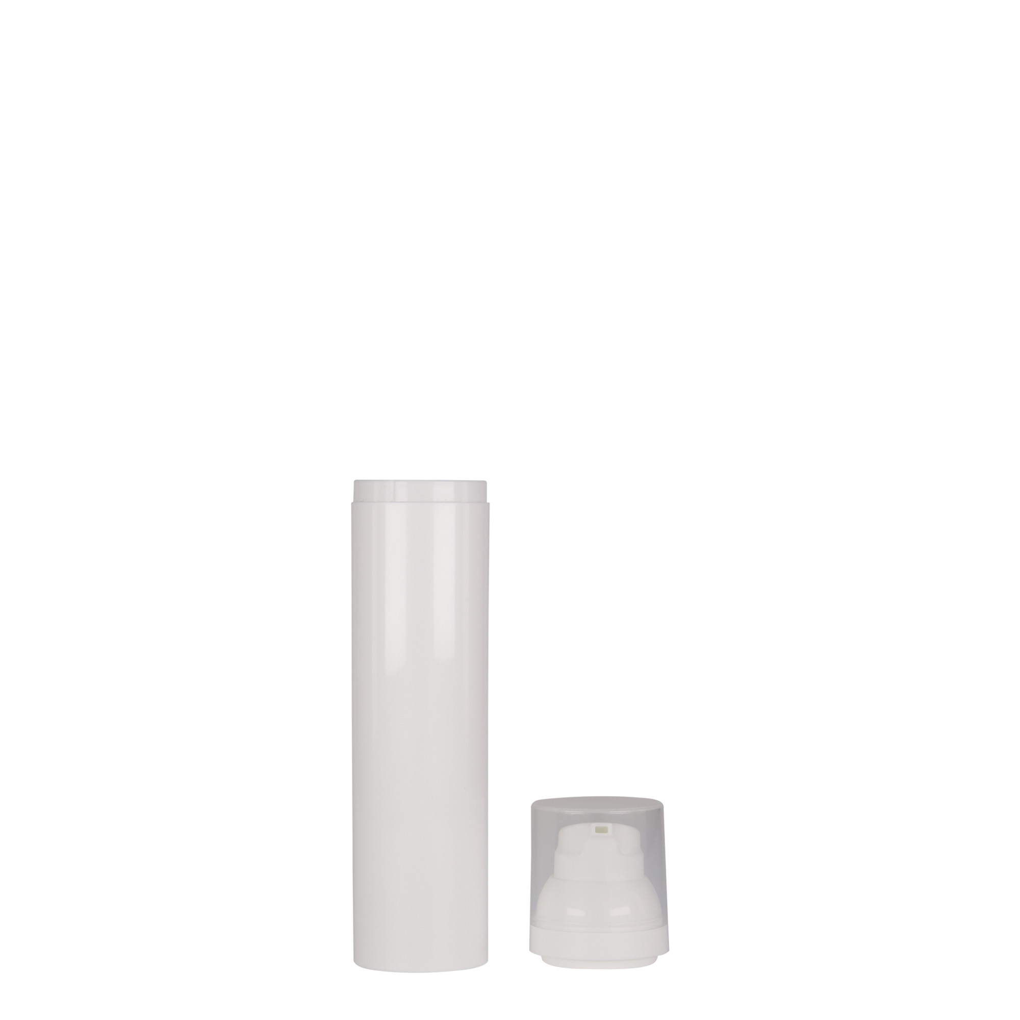 Dispenser Airless 100 ml 'Mezzo', plástico PP, branco