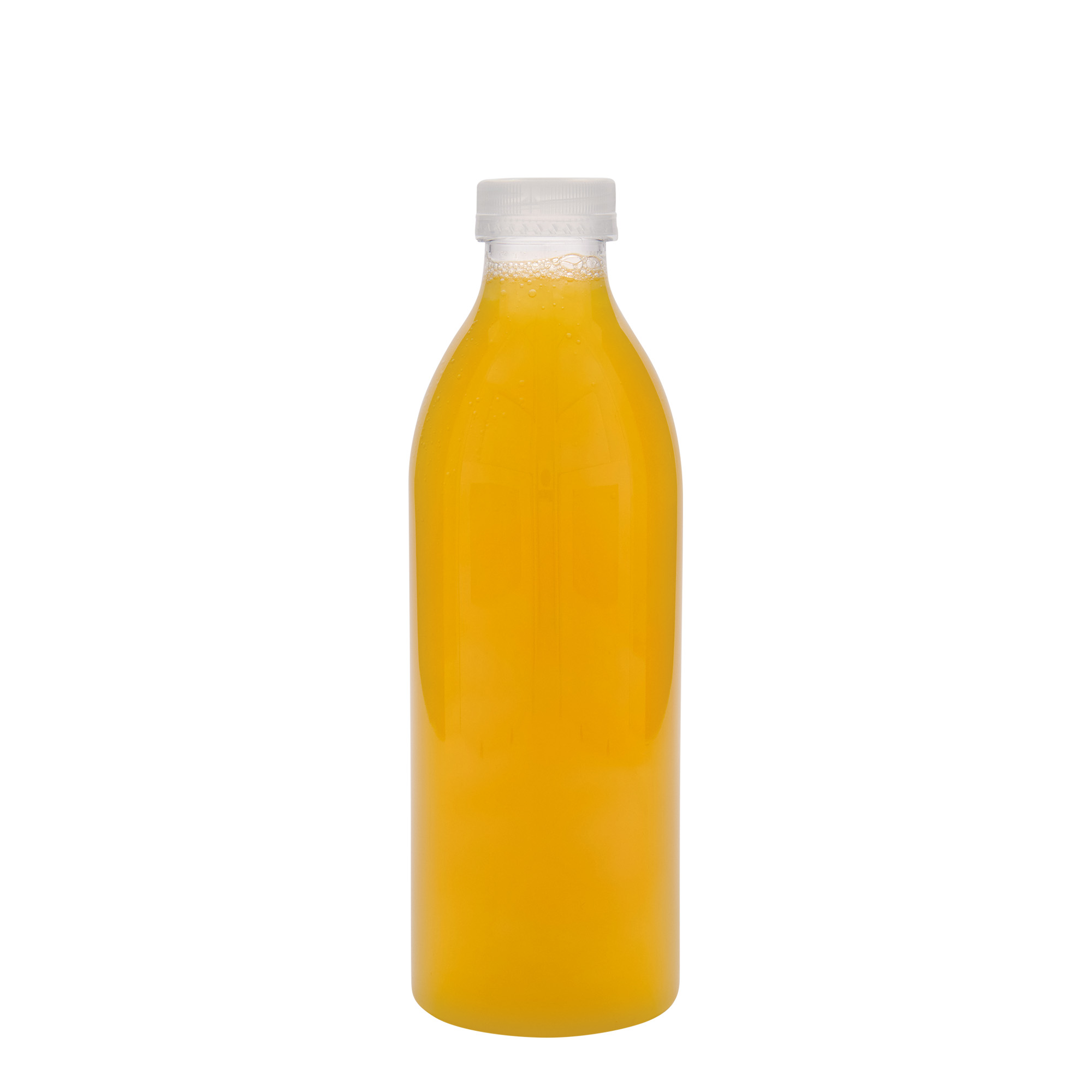 Garrafa PET padrão de 1.000 ml, plástico, boca: 38 mm