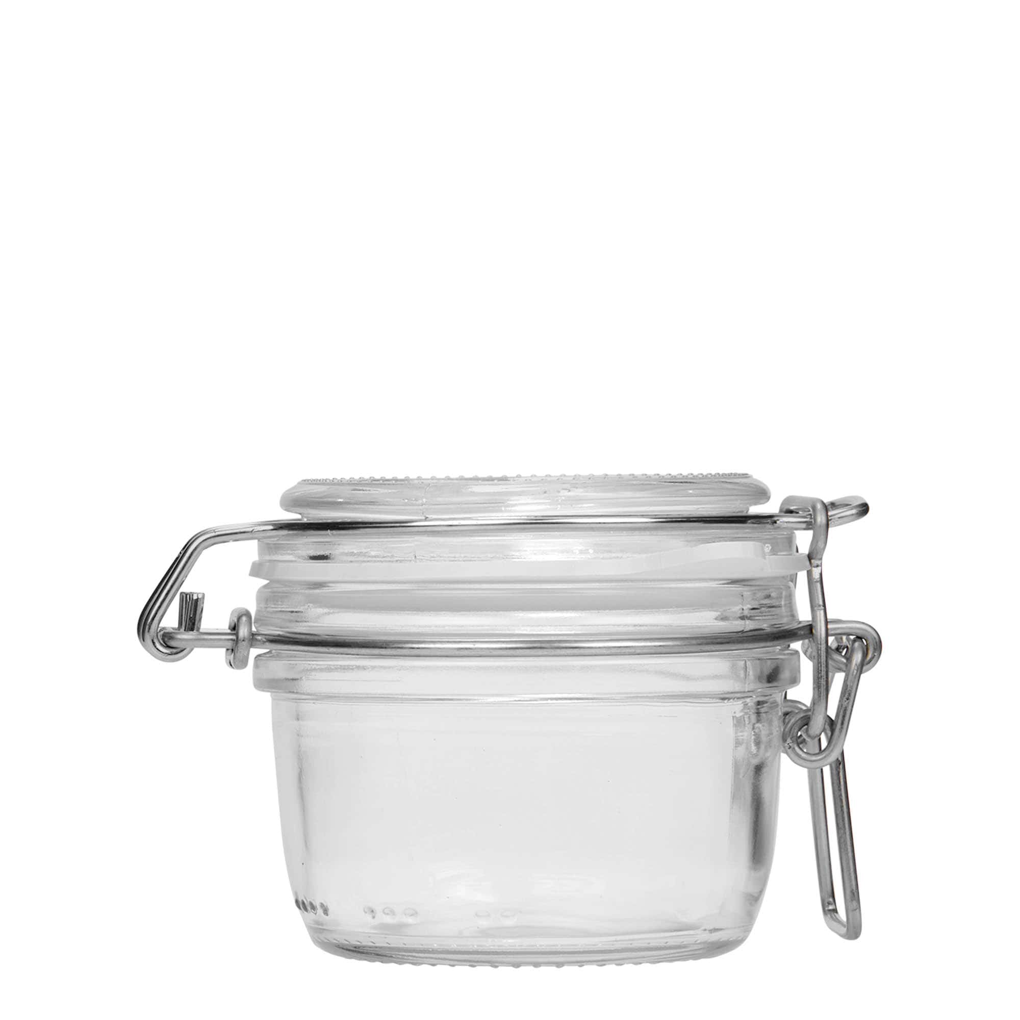 125 ml frasco com fecho de mola 'Fido', boca: fecho de mola