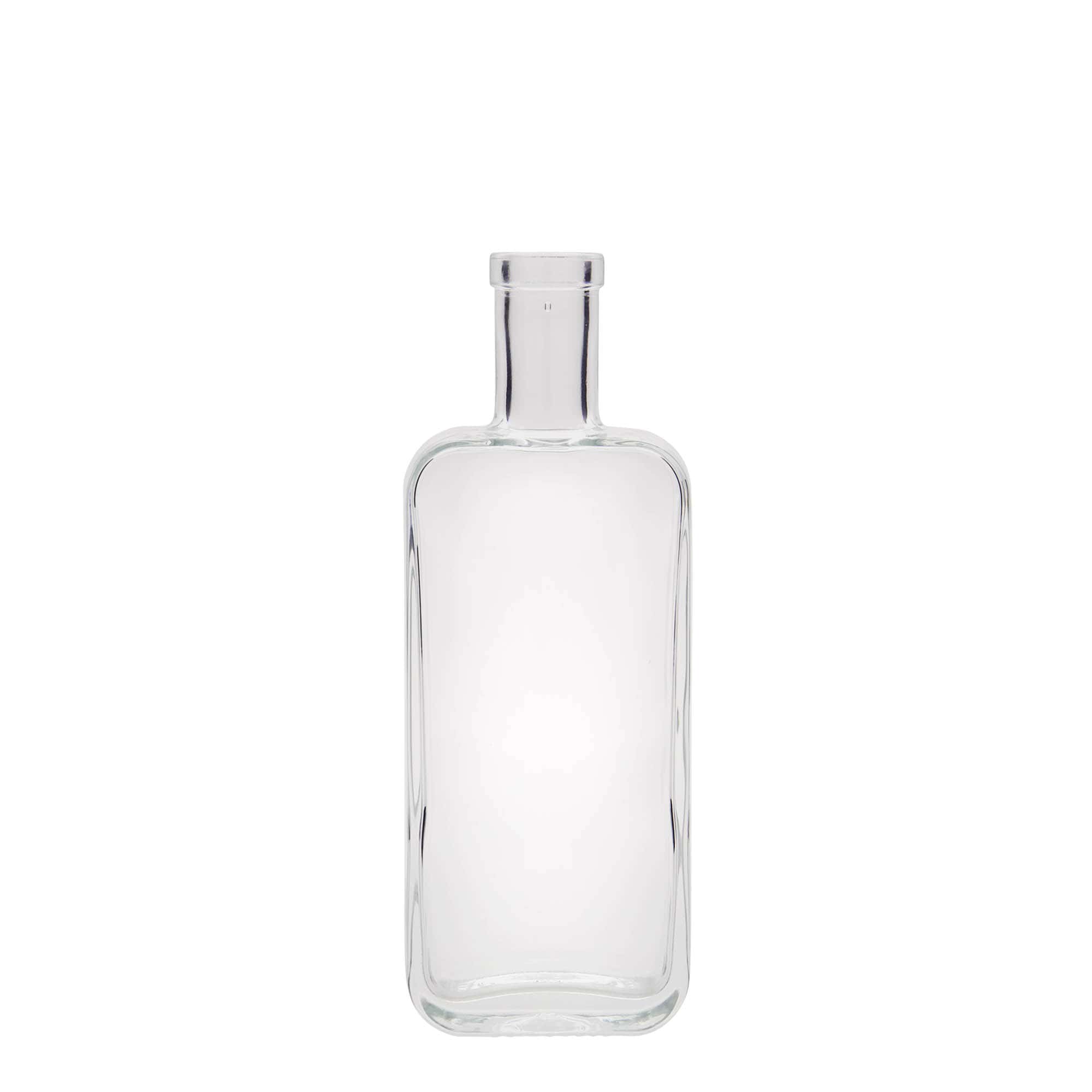 200 ml Garrafa de vidro 'Nice', retangular, boca: Cortiça 200 ml Garrafa de vidro 'Nice', retangular, boca: Cortiça