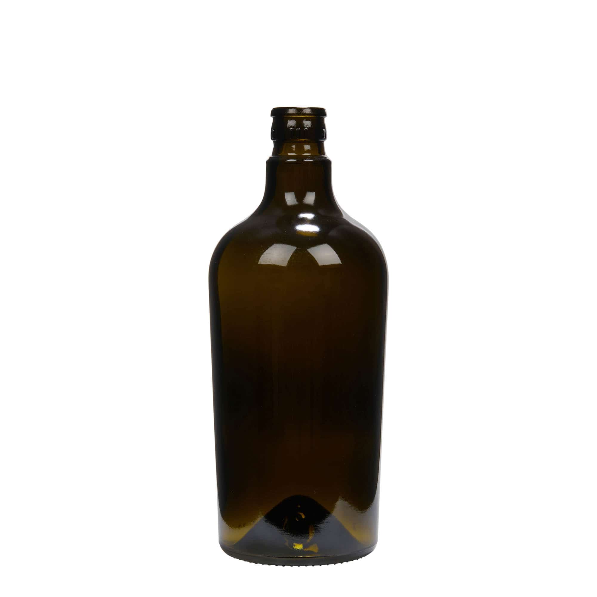 750 ml Garrafa para azeite e vinagre 'Oleum', vidro, verde antigo, boca: DOP 750 ml Garrafa para azeite e vinagre 'Oleum', vidro, verde antigo, boca: DOP