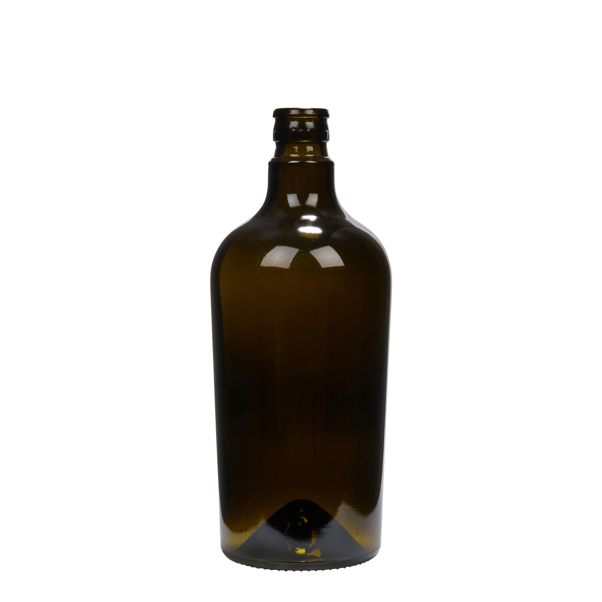 750 ml Garrafa de vinagre/óleo 'Oleum', vidro, verde antigo, bocal: DOP 750 ml Garrafa de vinagre/óleo 'Oleum', vidro, verde antigo, bocal: DOP