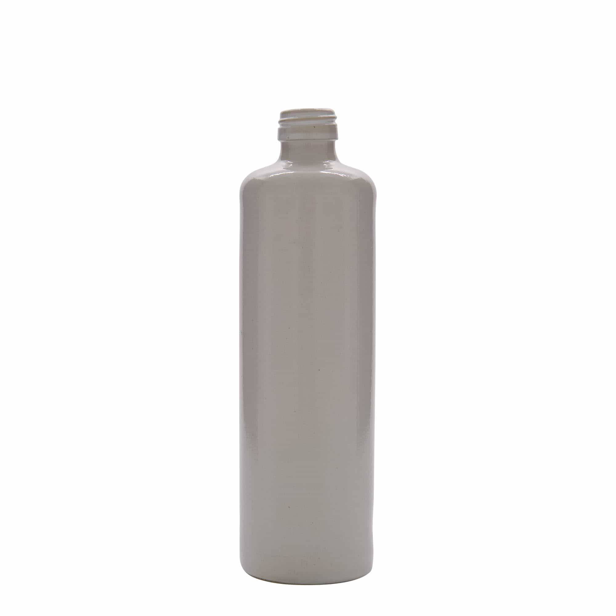 500 ml Jarro de barro, grés, branco, boca: PP 31,5 500 ml Jarro de barro, grés, branco, boca: PP 31,5
