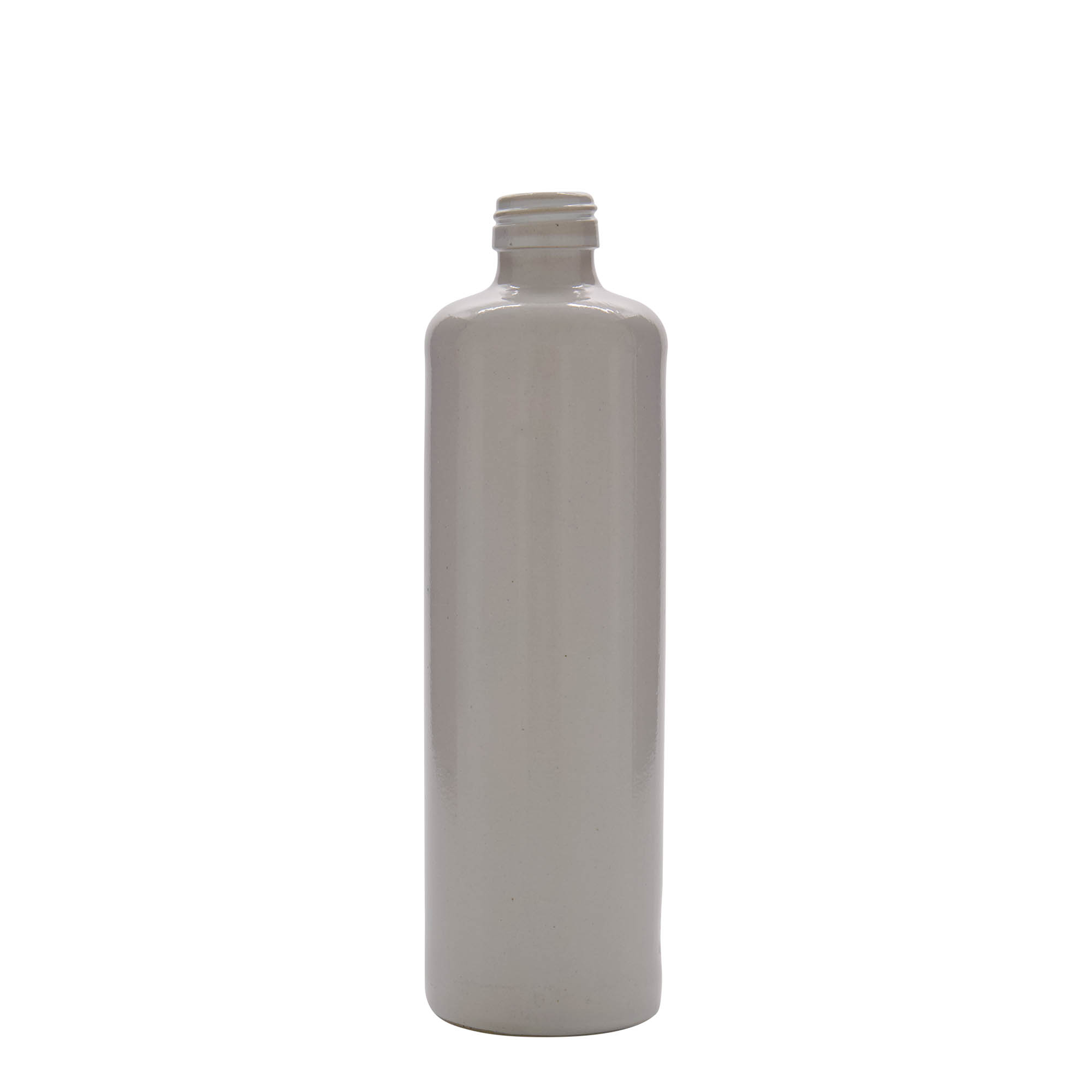 Jarro de barro 500 ml, grés, branco, boca: PP 31,5