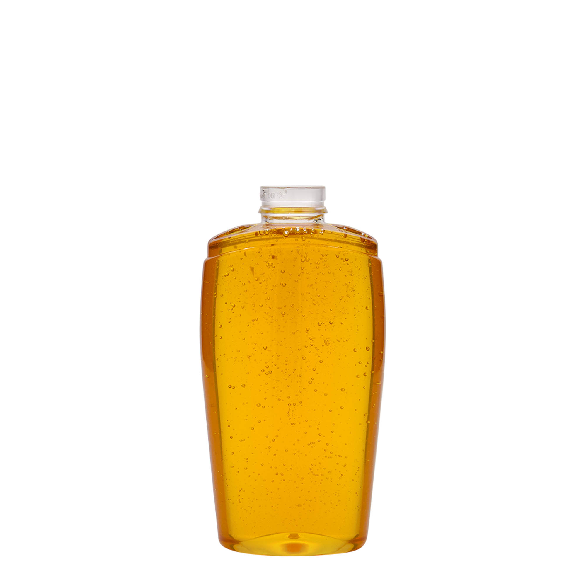 Garrafa PET de 200 ml 'Squeeze', oval, plástico
