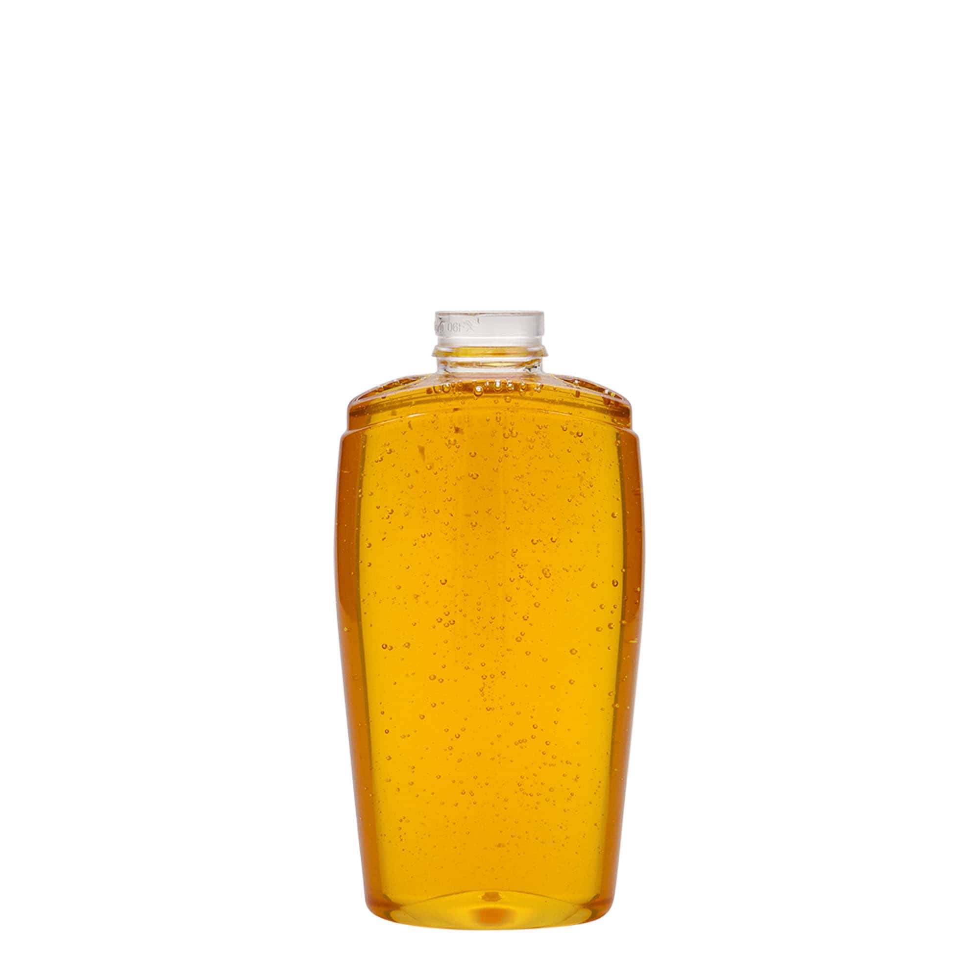 Garrafa PET de 200 ml 'Squeeze', oval, plástico